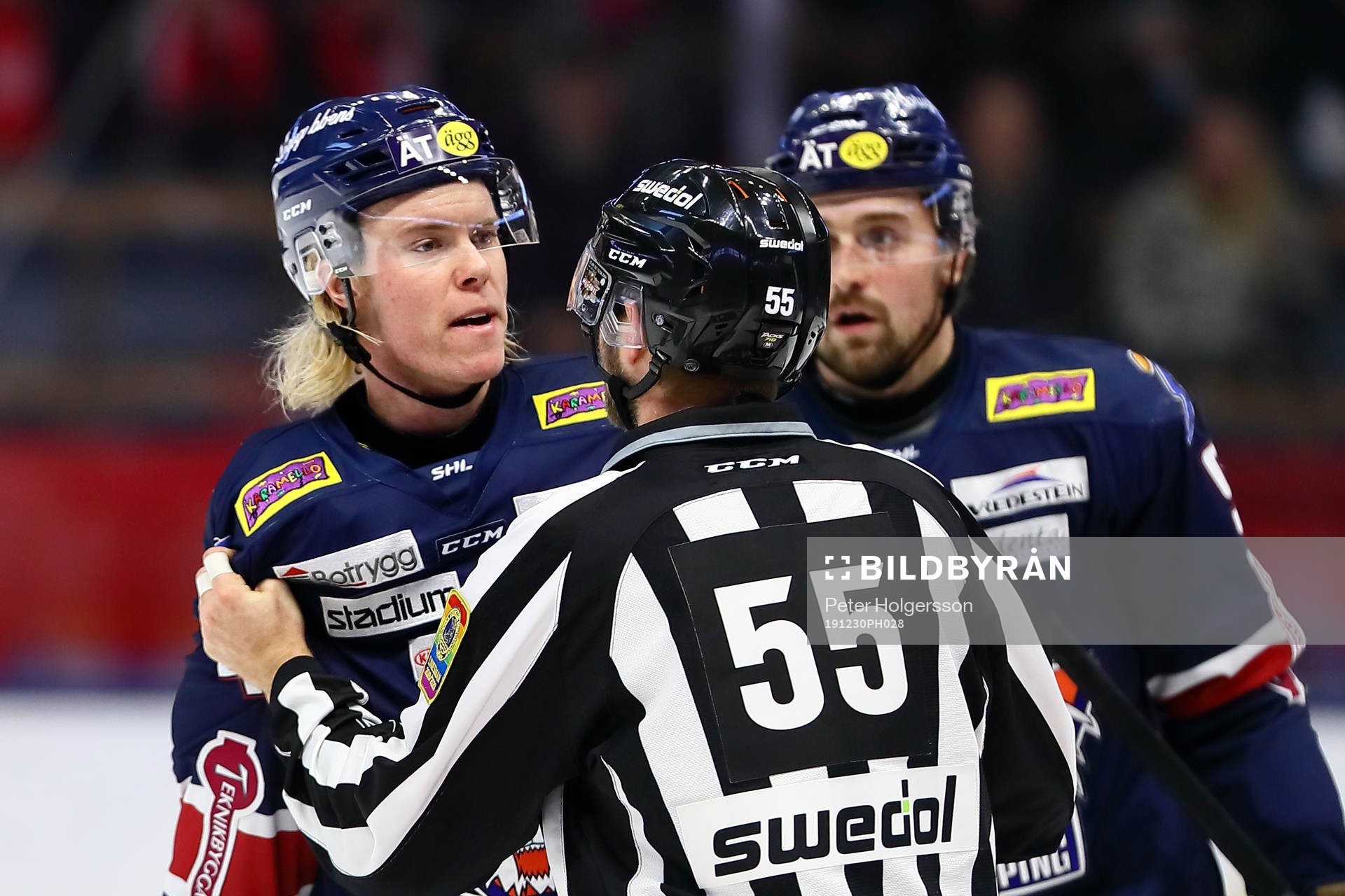 Linköpings Samuel Lofquist reagerar