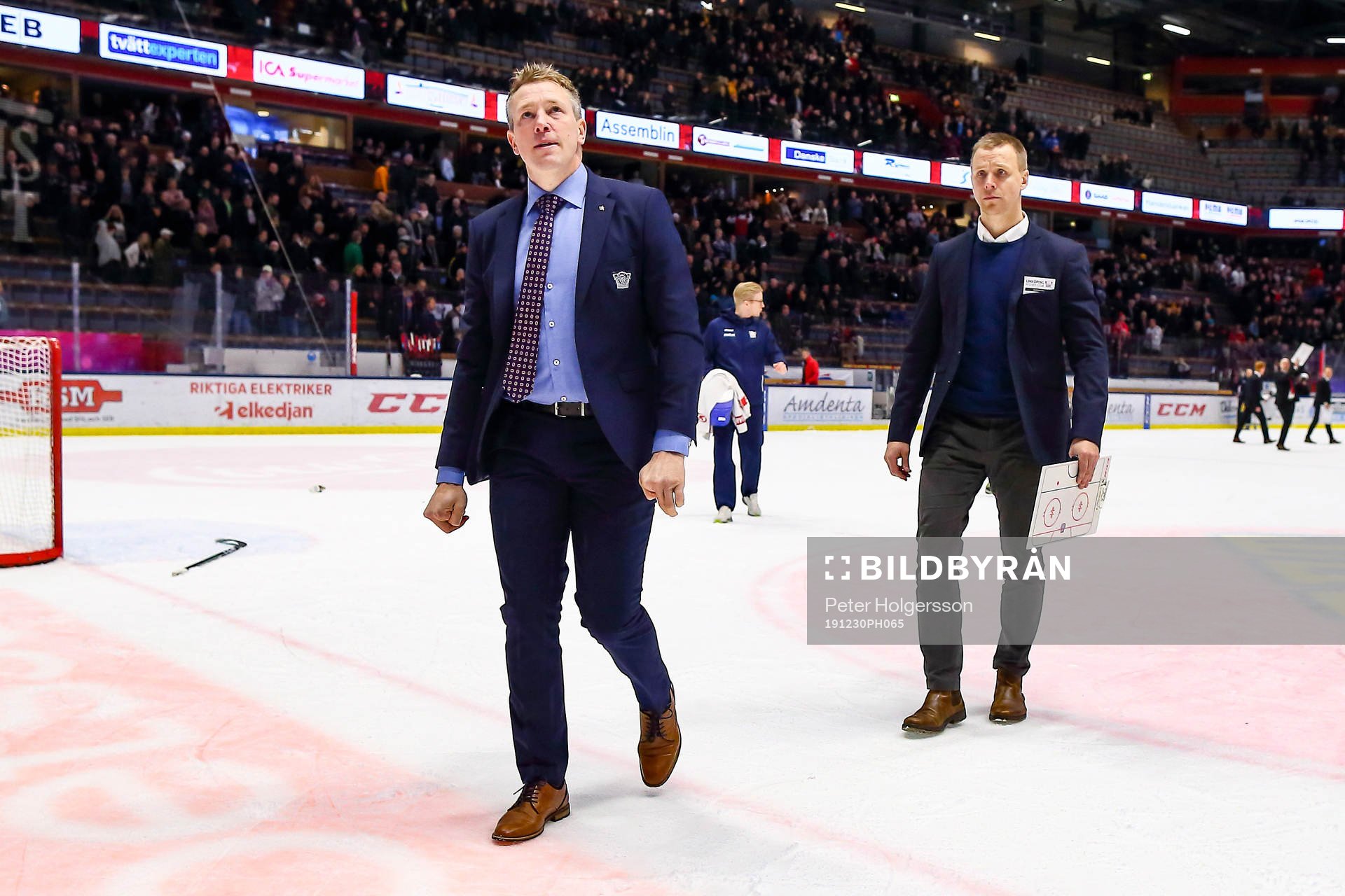 Linköpings assisterande tränare Johan Åkerman och