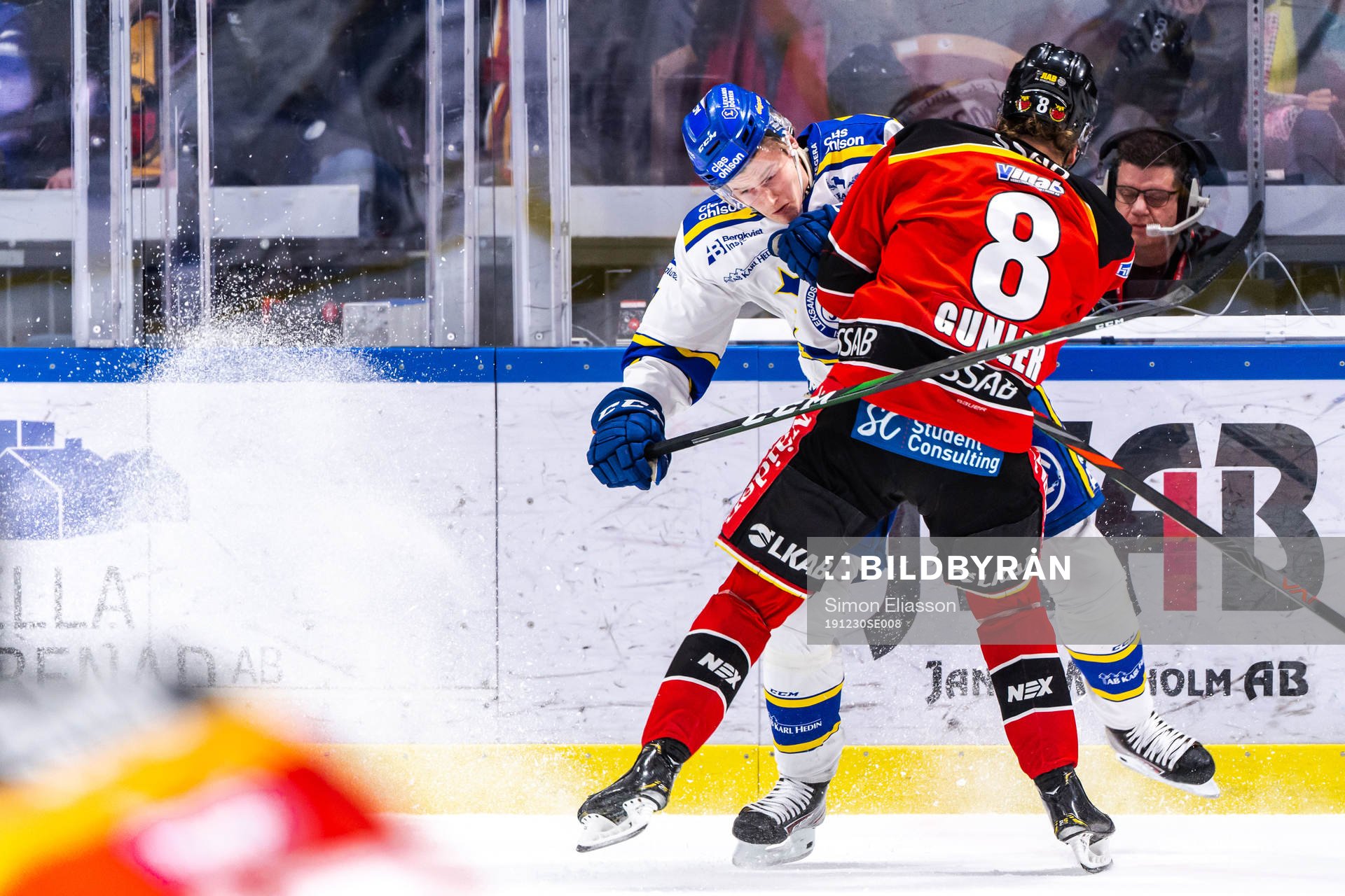 Luleås Noel Gunler skadar sig