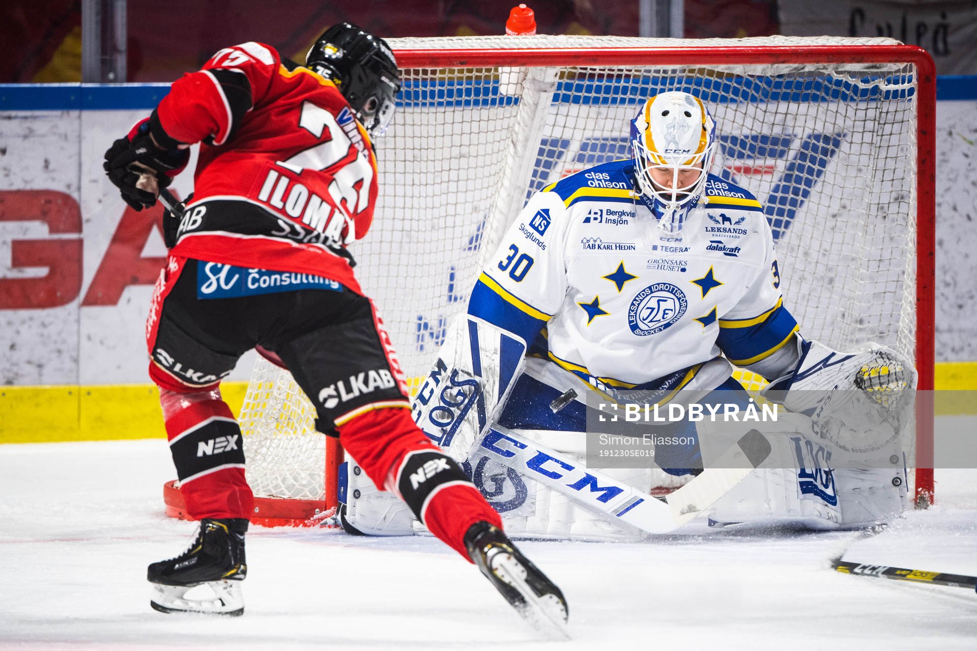 Leksands målvakt Janne Juvonen
