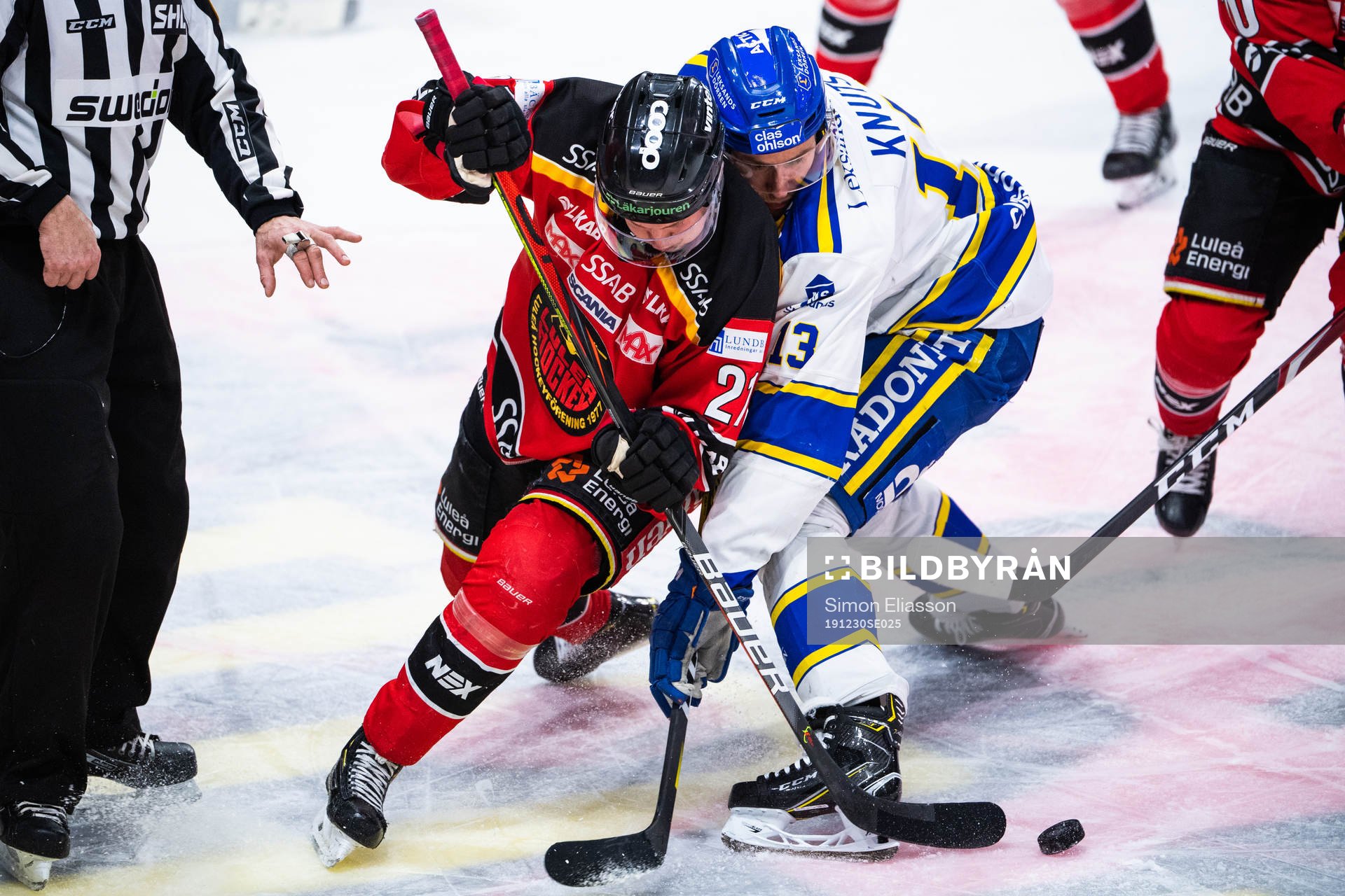 Luleås Juhani Tyrväinen och Leksands Jon Knuts