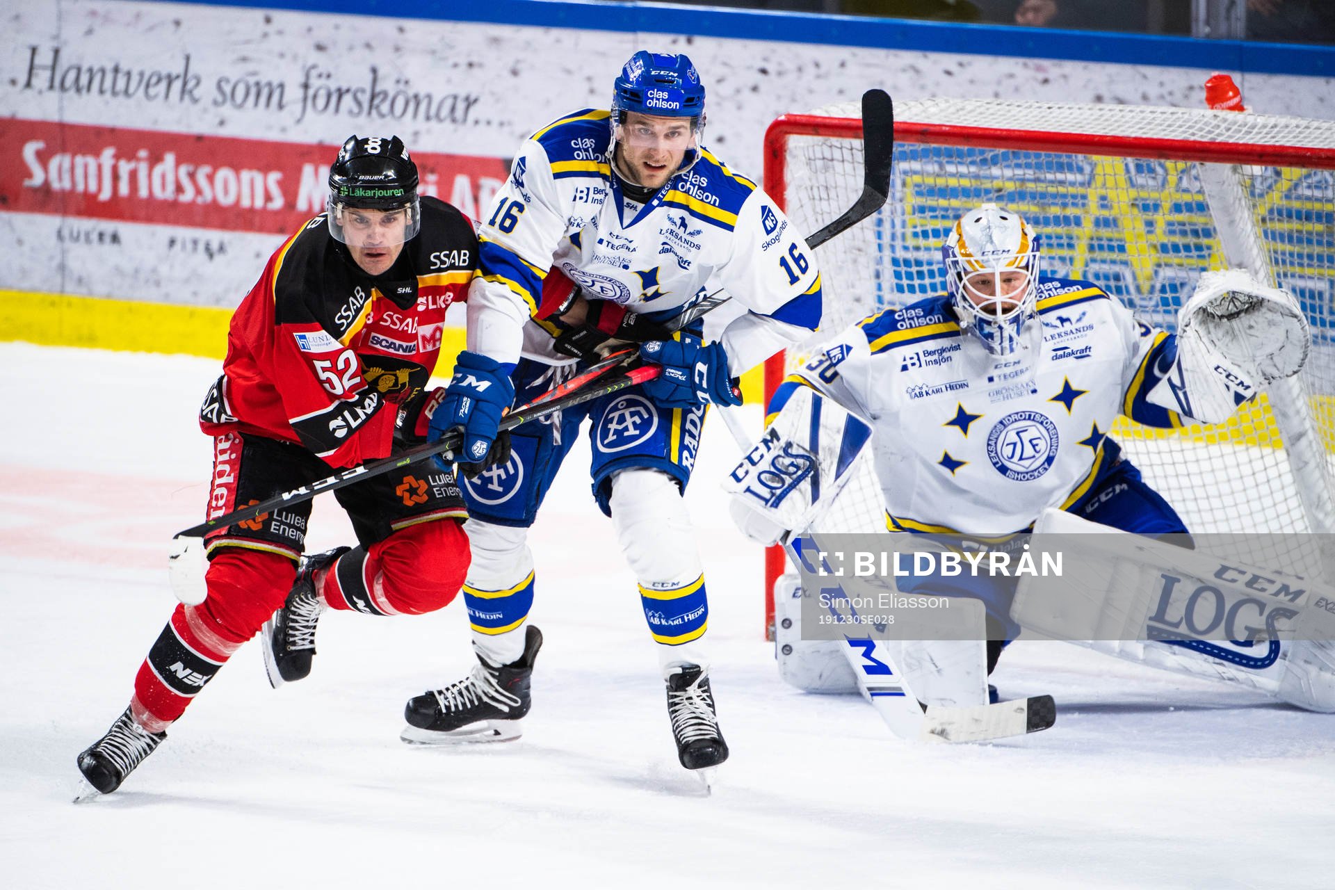 Luleås Karl Fabricius och Leksands Daniel Gunnarsson