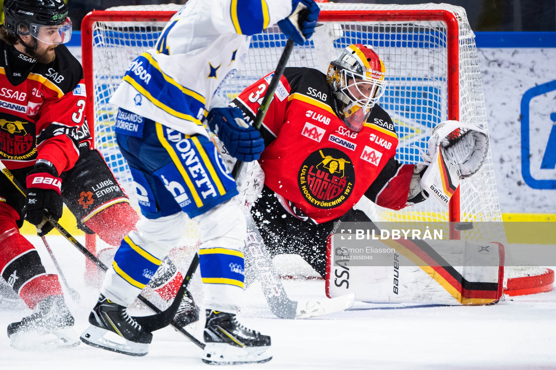 Luleås målvakt Joel Lassinantti