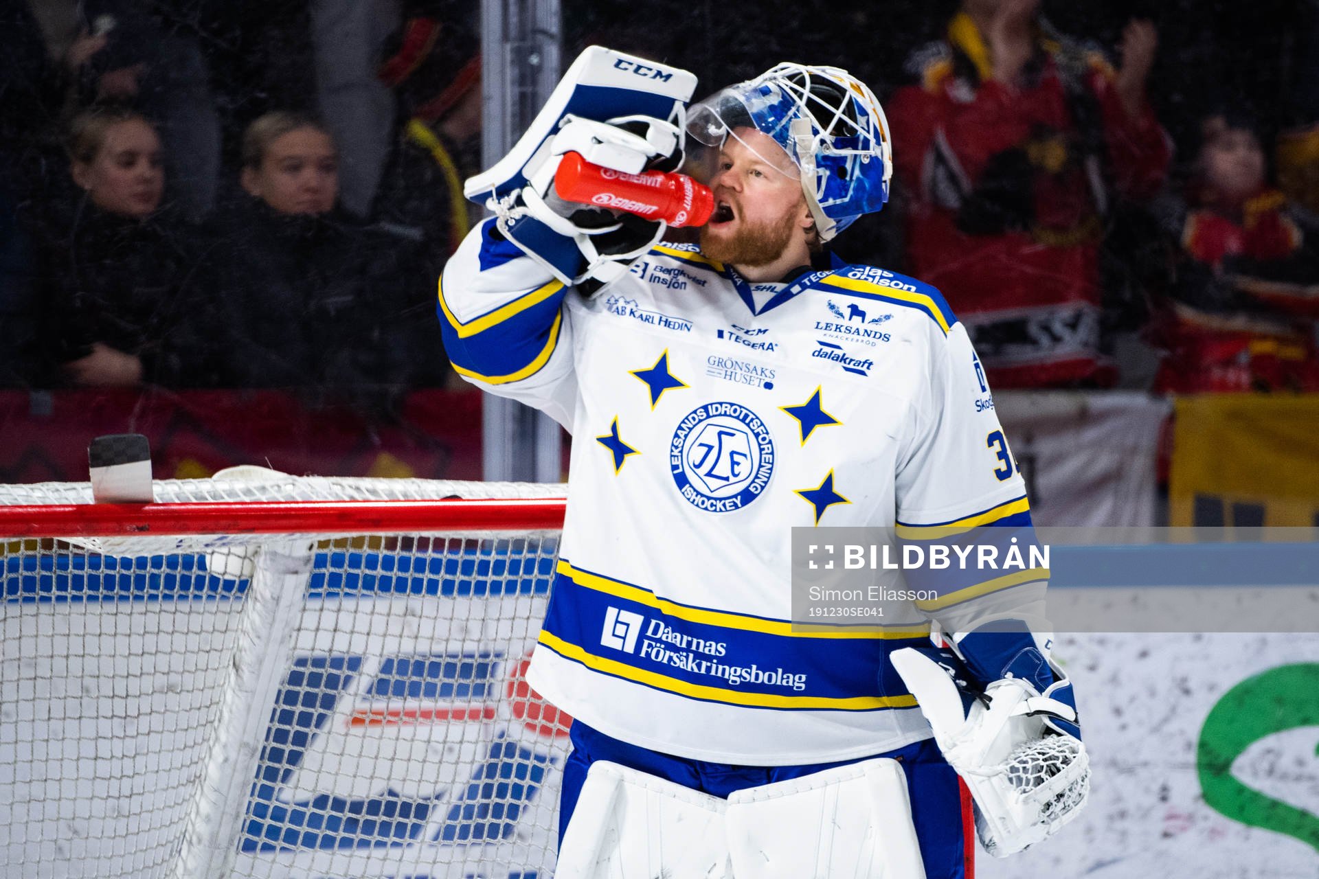 Leksands målvakt Janne Juvonen
