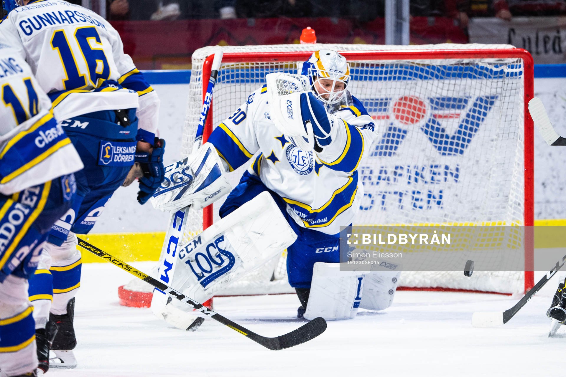 Leksands målvakt Janne Juvonen