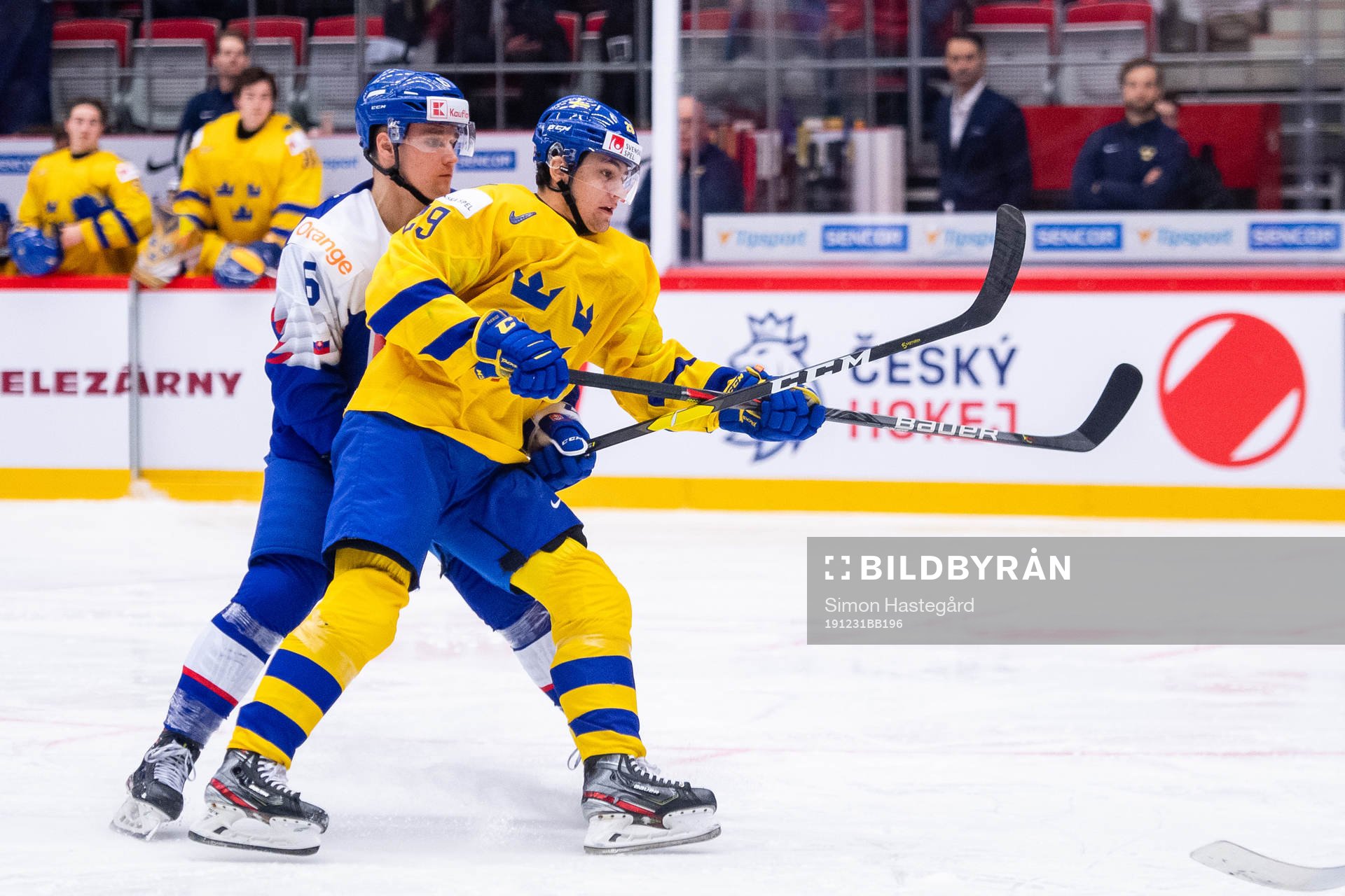 Boris Cesanek of Slovakia and Linus Nässén of Sweden