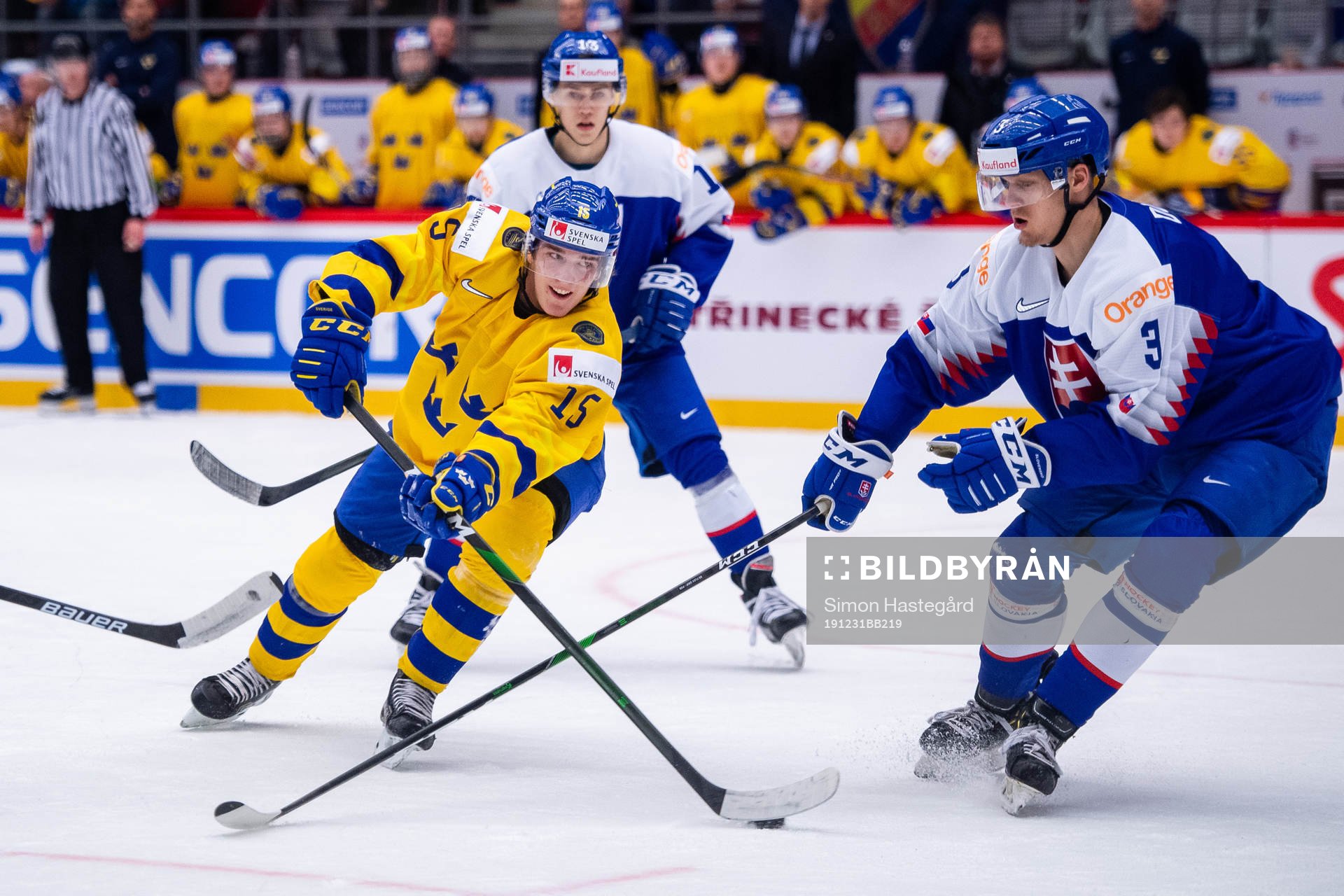 Oskar Bäck of Sweden and Marcel Dlugos of Slovakia
