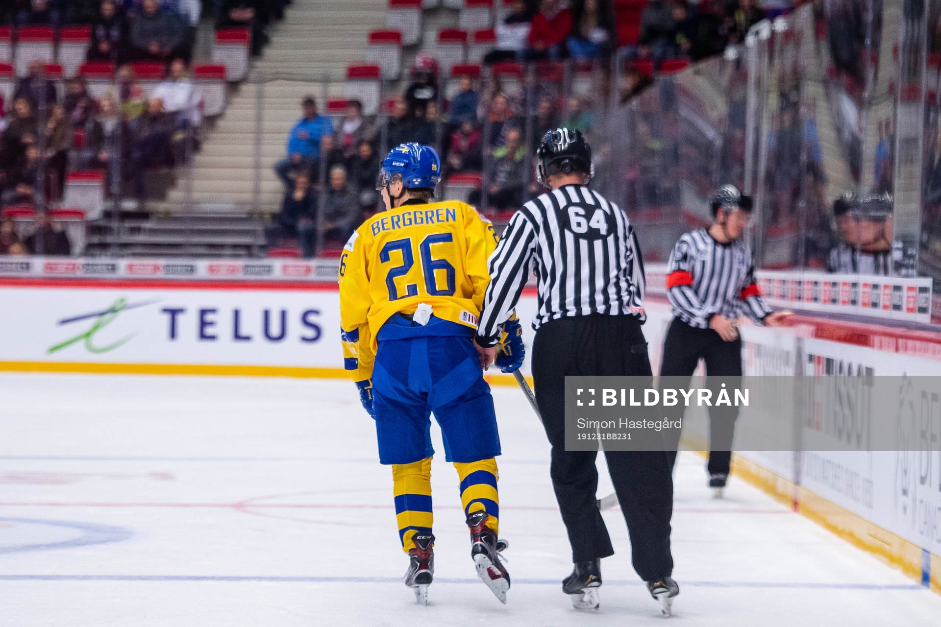Jonatan Berggren of Sweden reacts