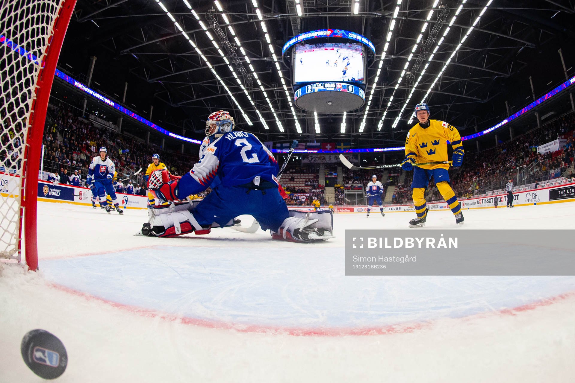 Philip Broberg of Sweden scores the 3-0 goal  behind