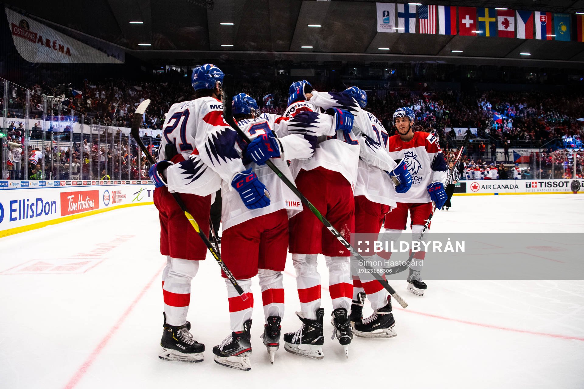 Players of Czech Republic celebrate