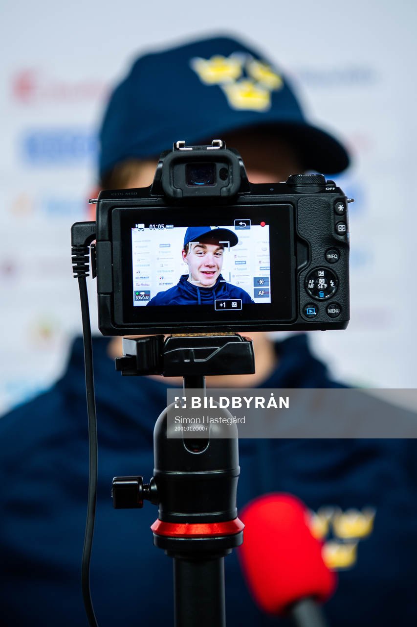 Alexander Holtz of team Sweden
