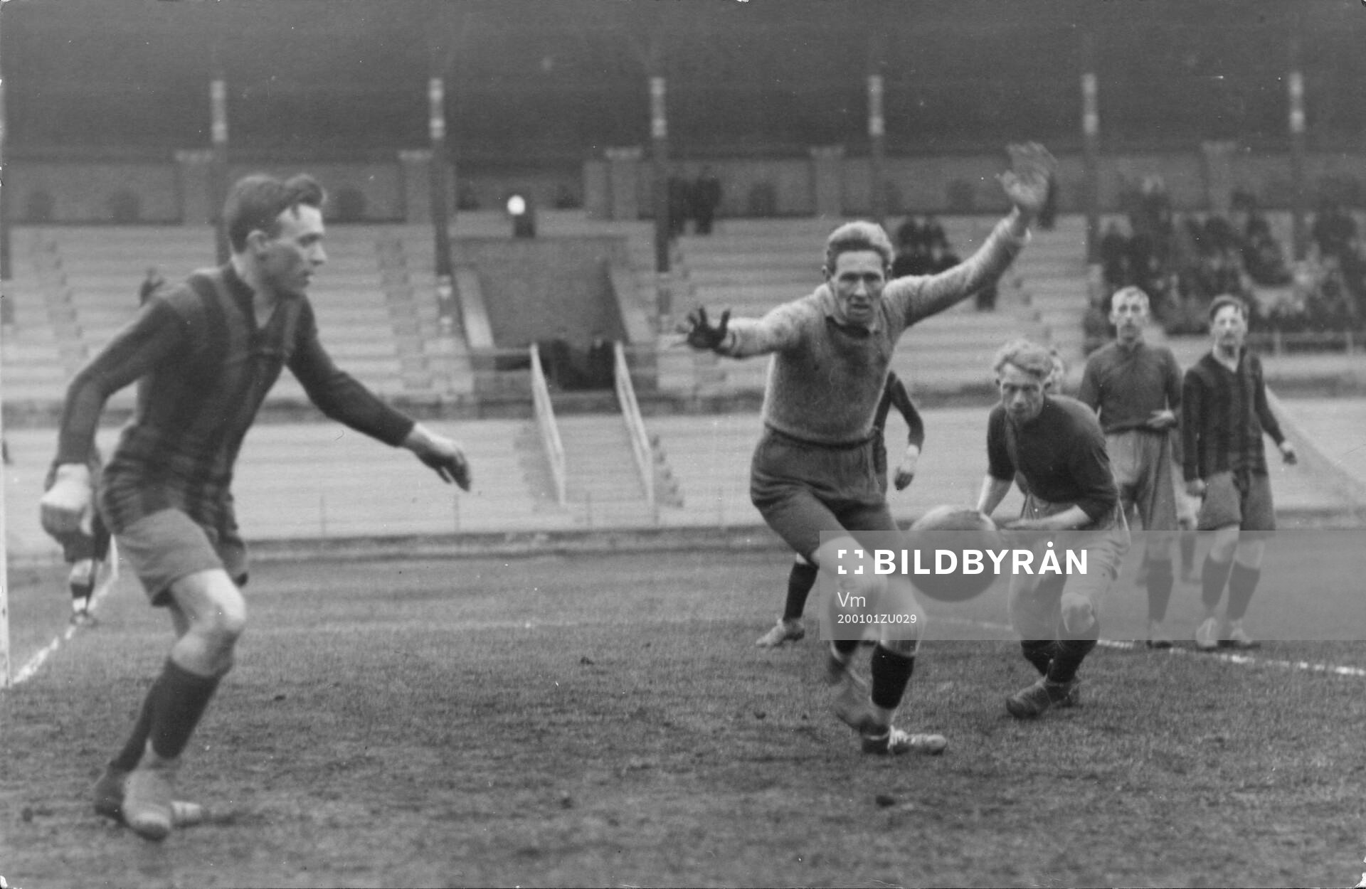 Fotboll, Hammarby - Örgryte på Stadion, 1920. Editors
