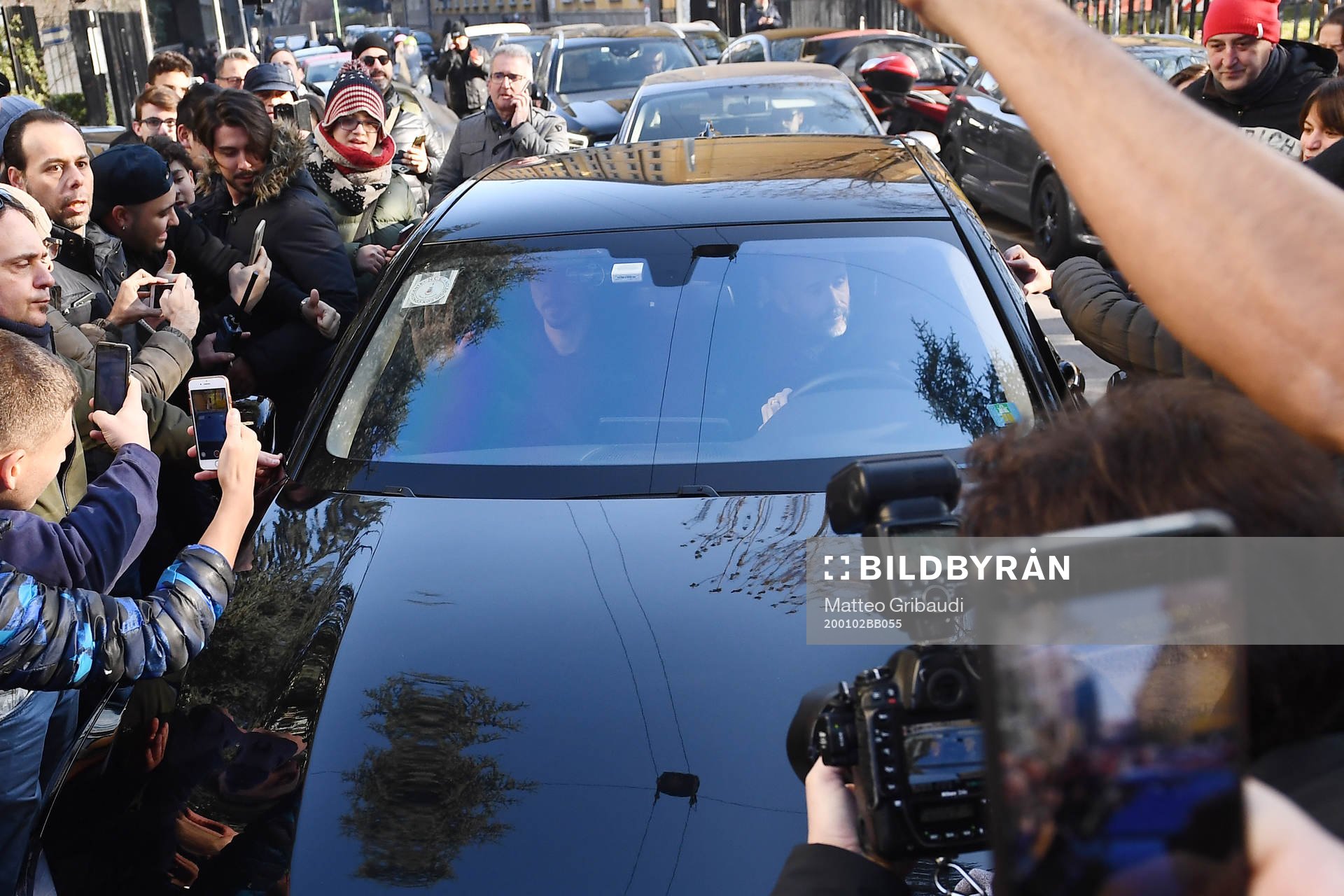 Swedish soccer player Zlatan Ibrahimovic arrives at the La