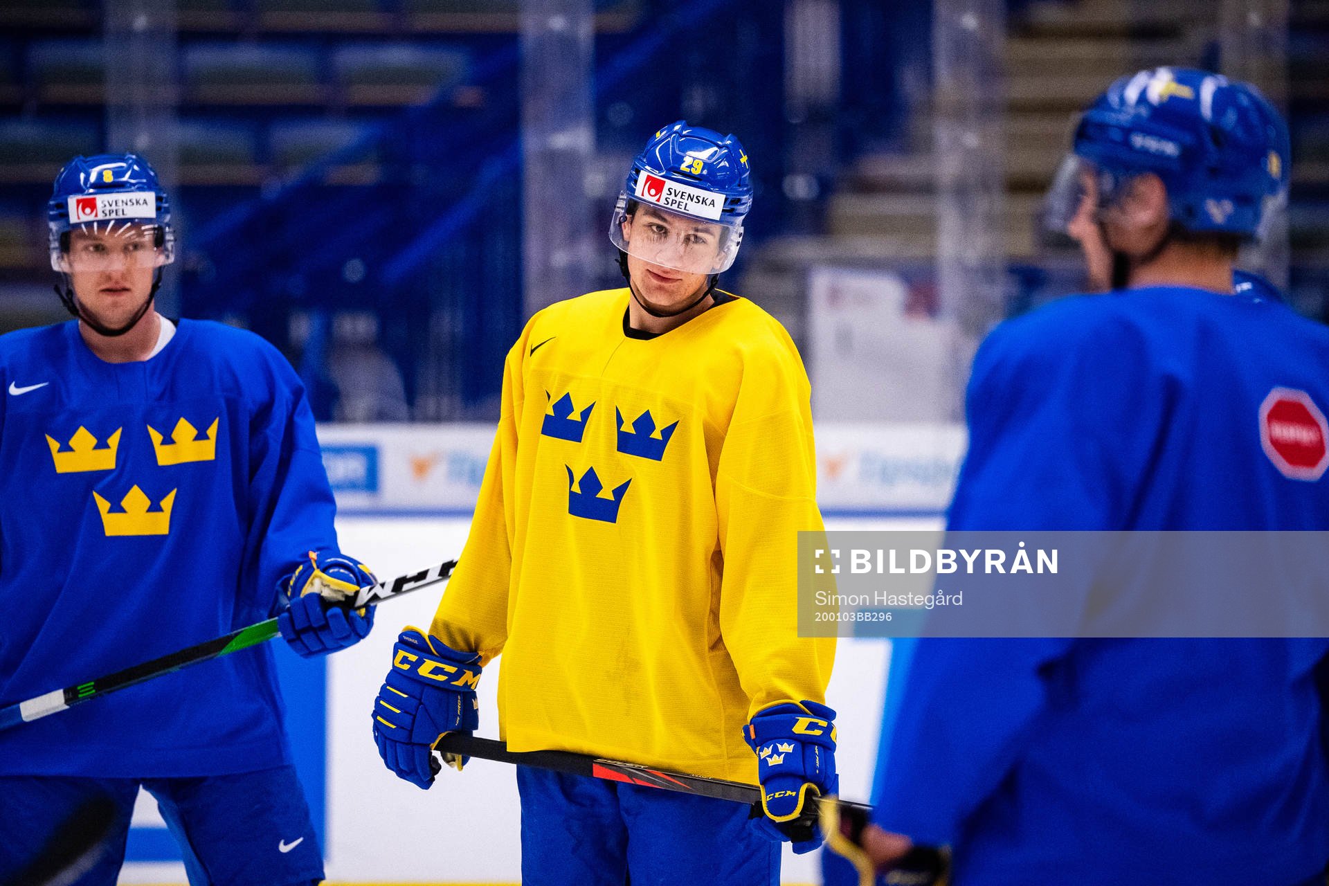 Linus Nässén of Sweden at a practice session
