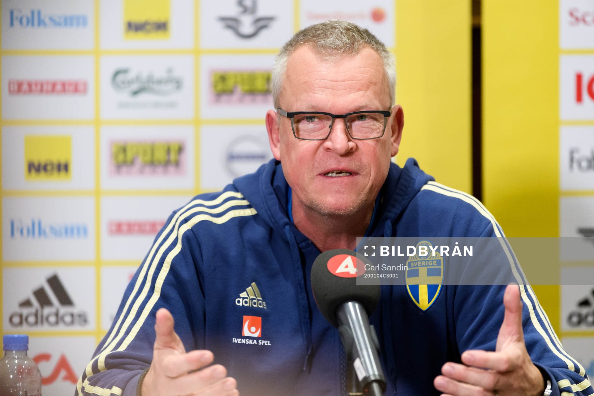 Janne Andersson, head coach of Sweden
