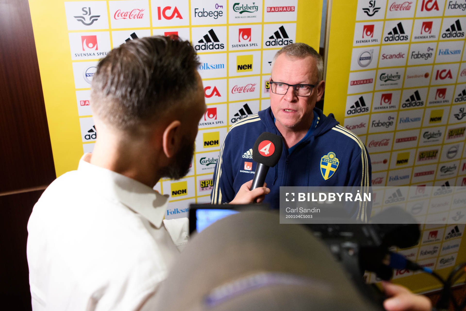 Janne Andersson, head coach of Sweden