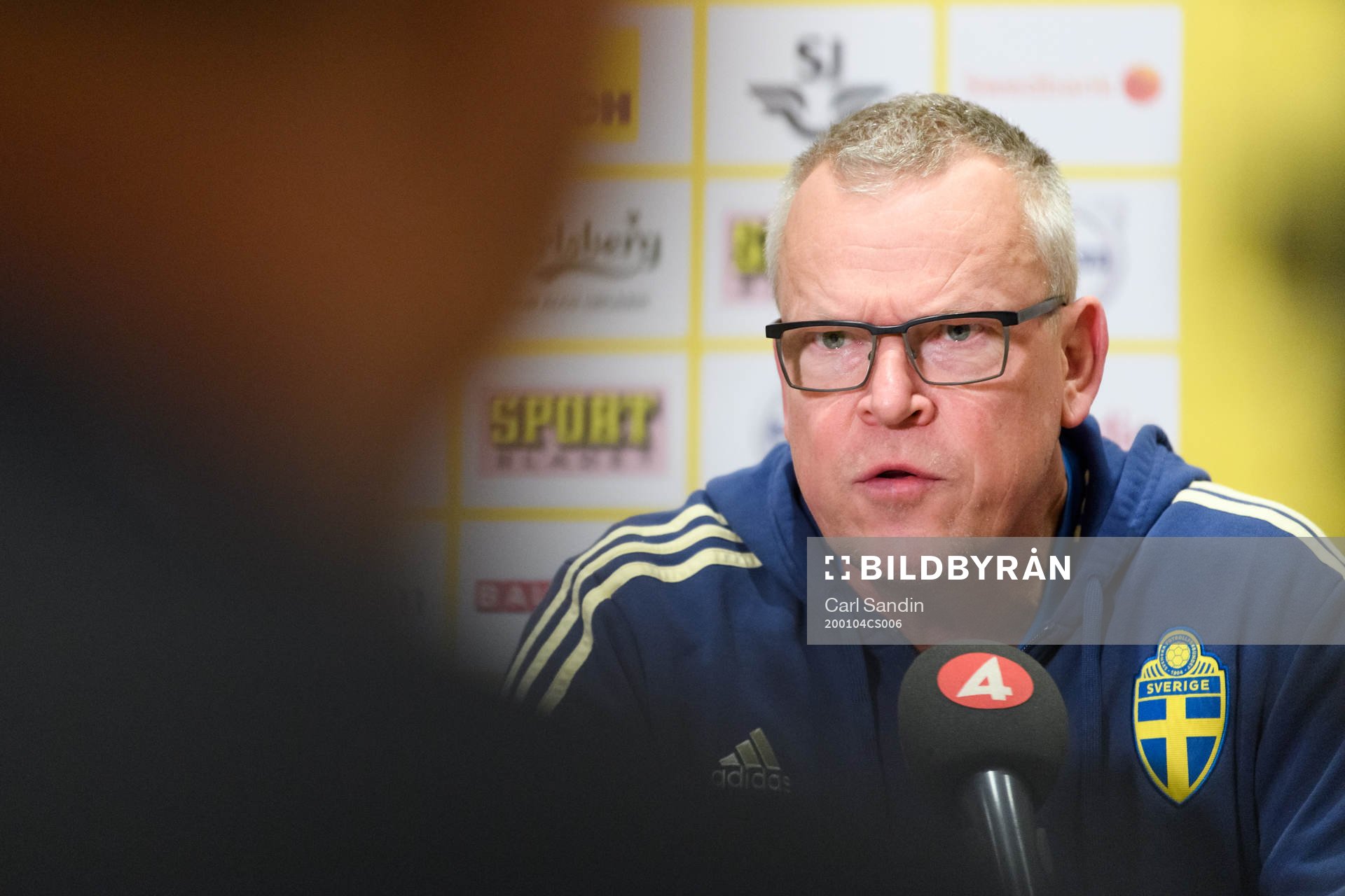 Janne Andersson, head coach of Sweden