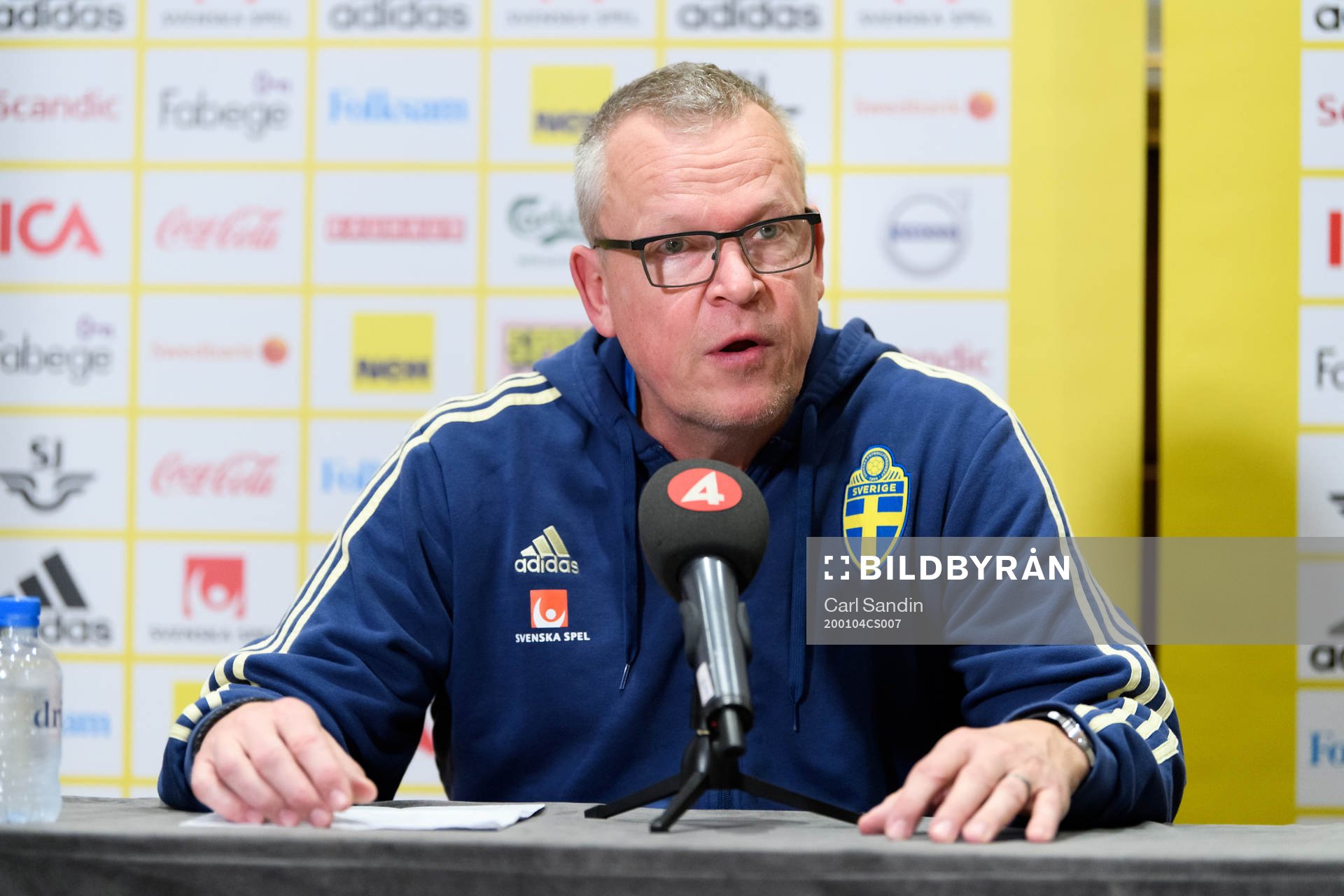 Janne Andersson, head coach of Sweden
