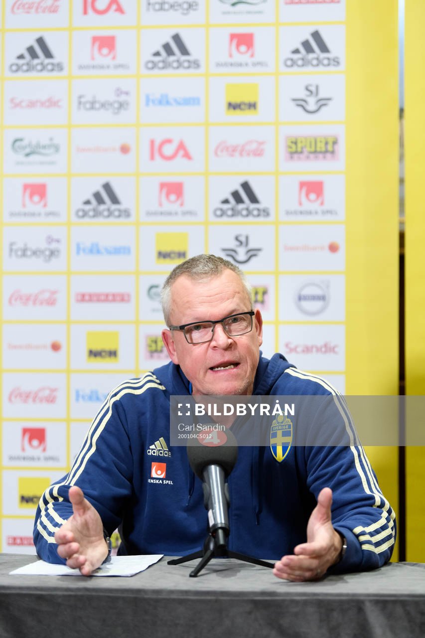 Janne Andersson, head coach of Sweden