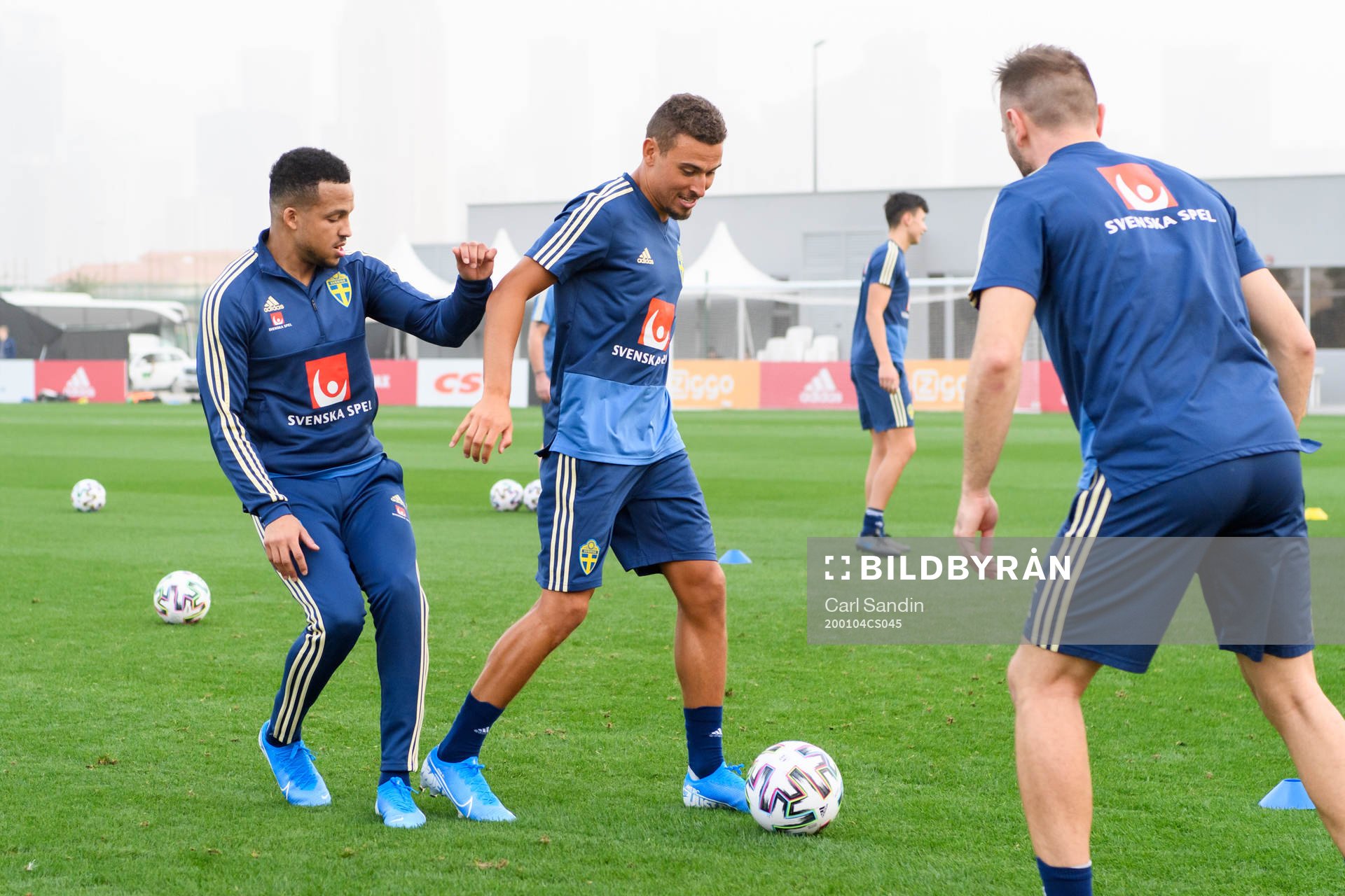 Martin Olsson and Jordan Larsson