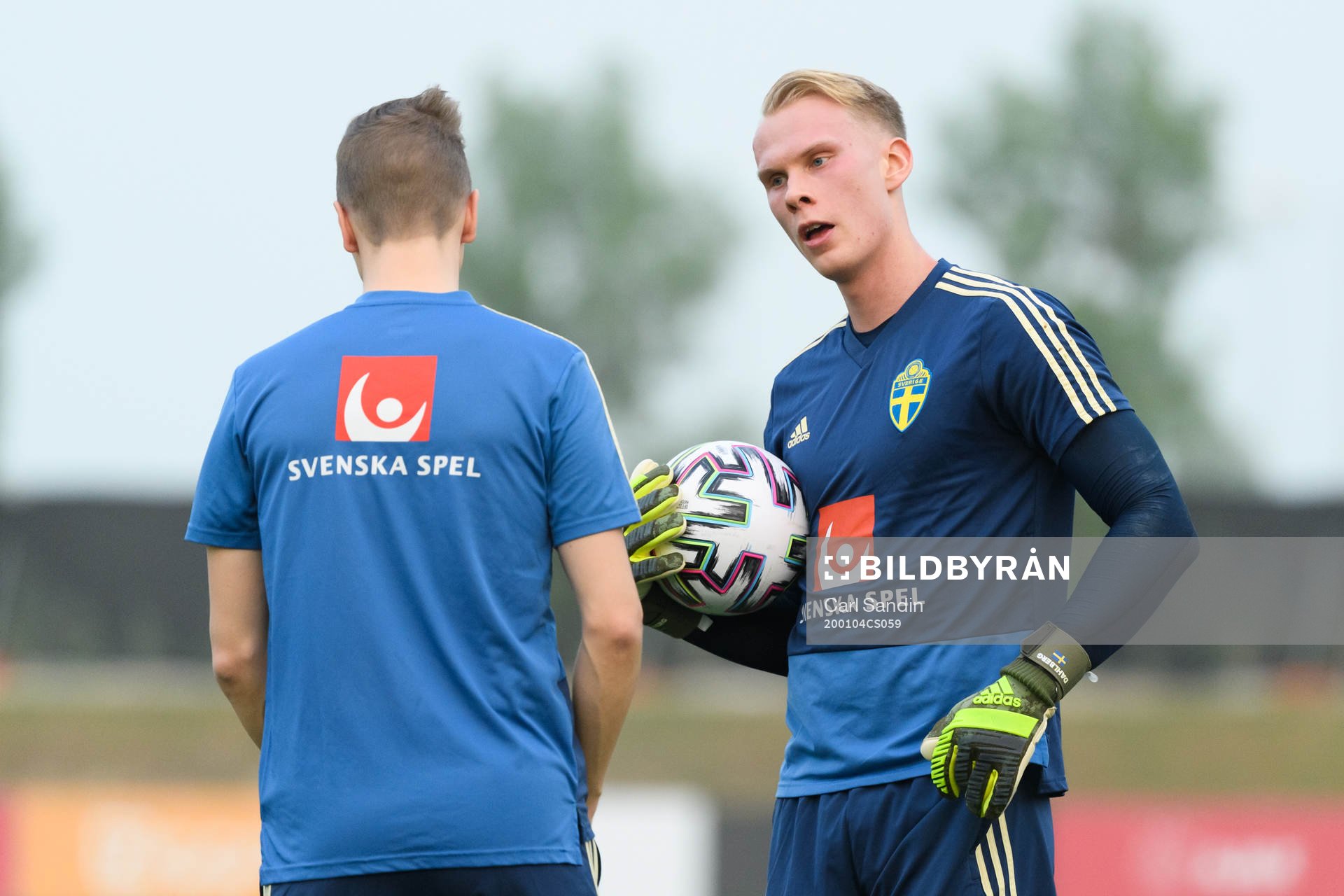 Goalkeeper Pontus Dahlberg