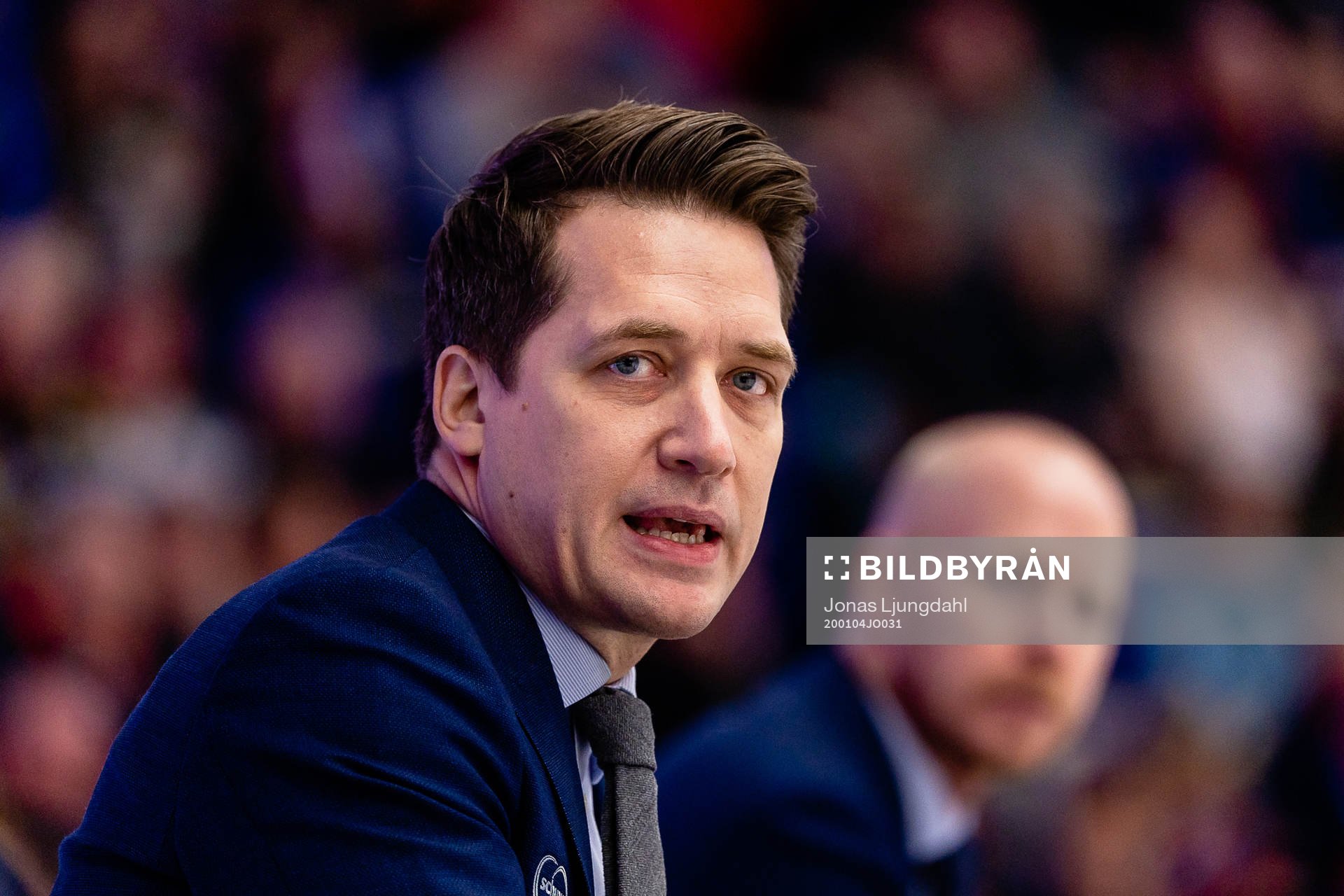 Växjös tränare Sam Hallam