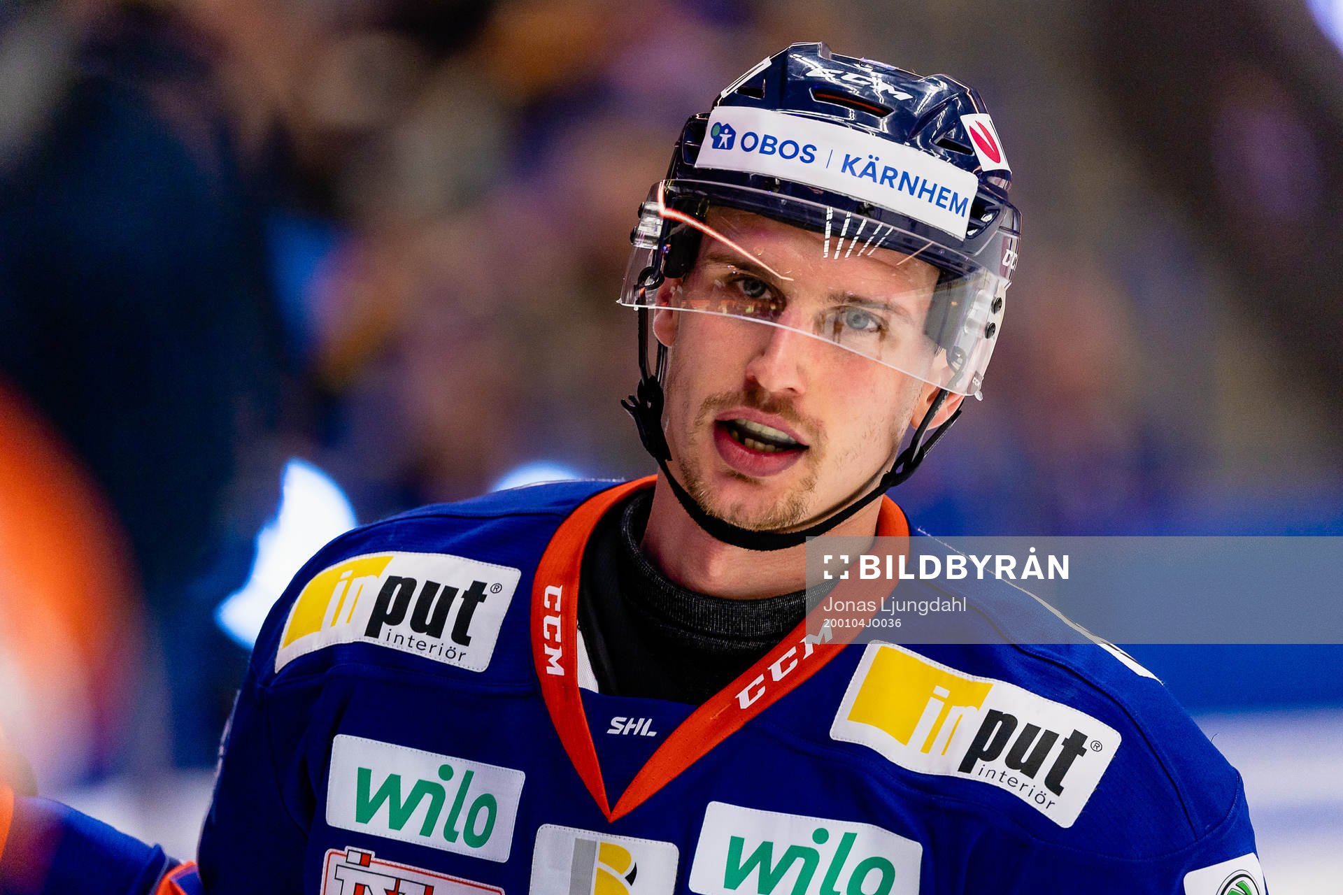 Växjös Casey Bailey jublar