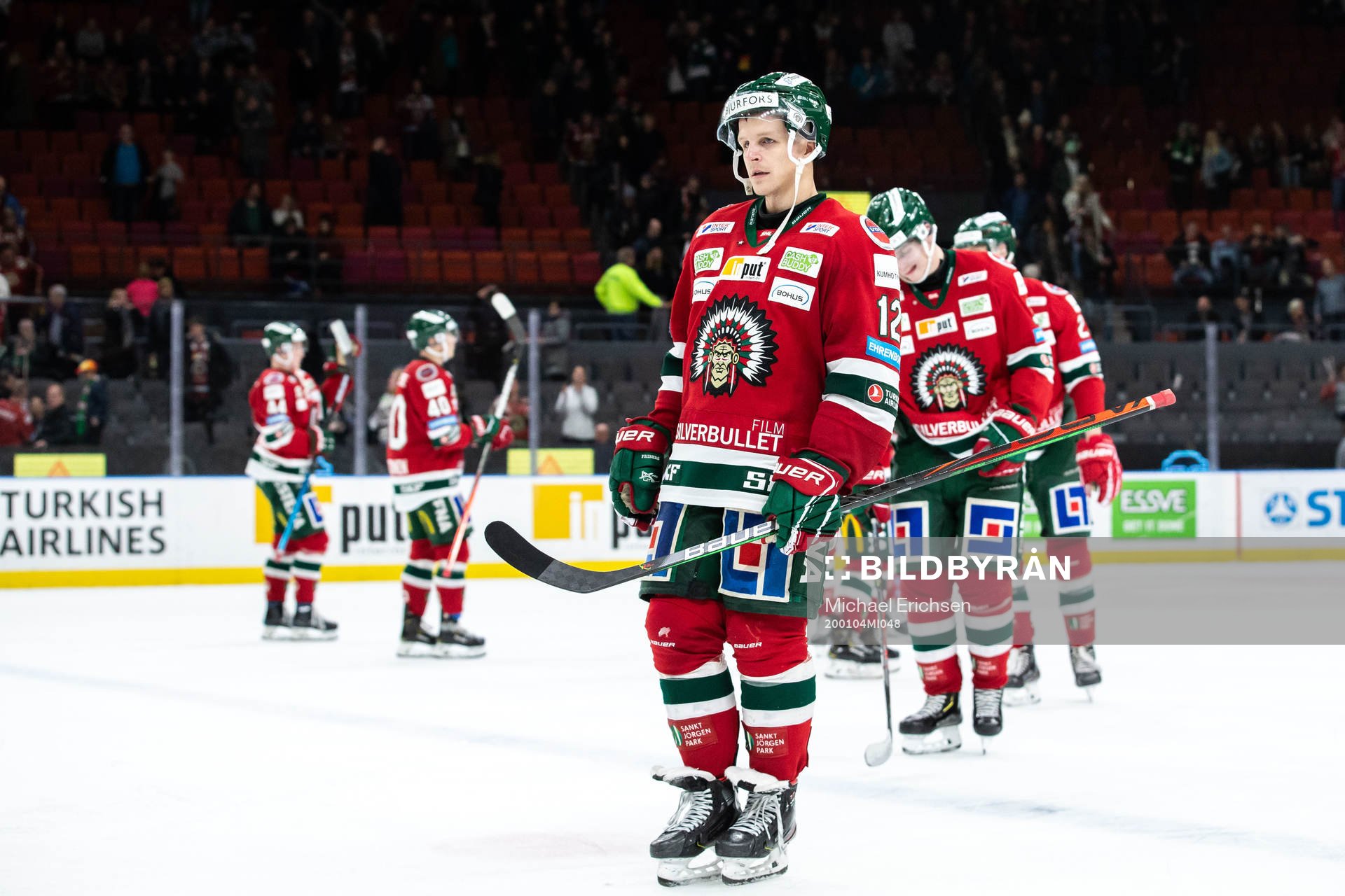 Frölundas Max Friberg deppar