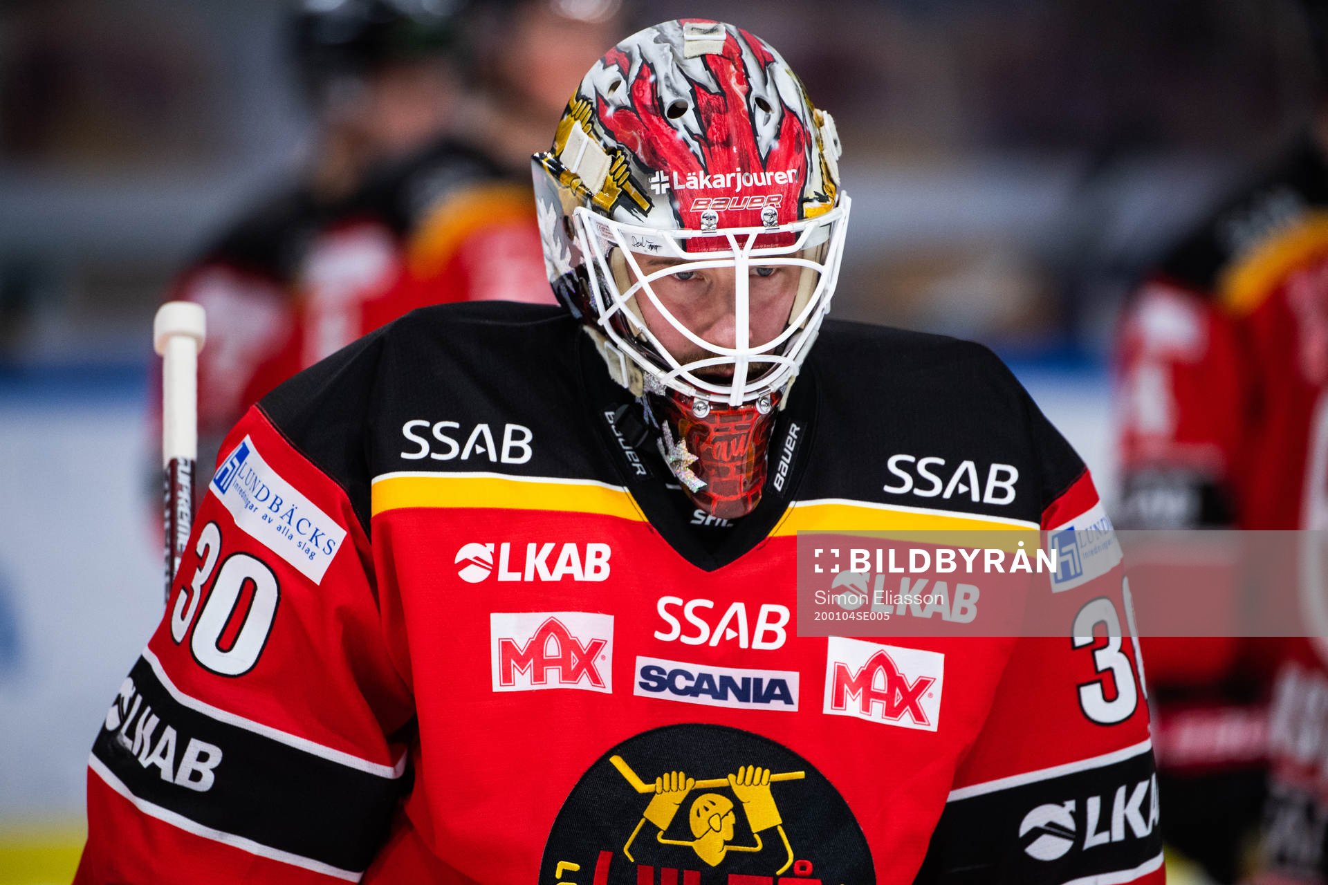 Luleås målvakt David Rautio