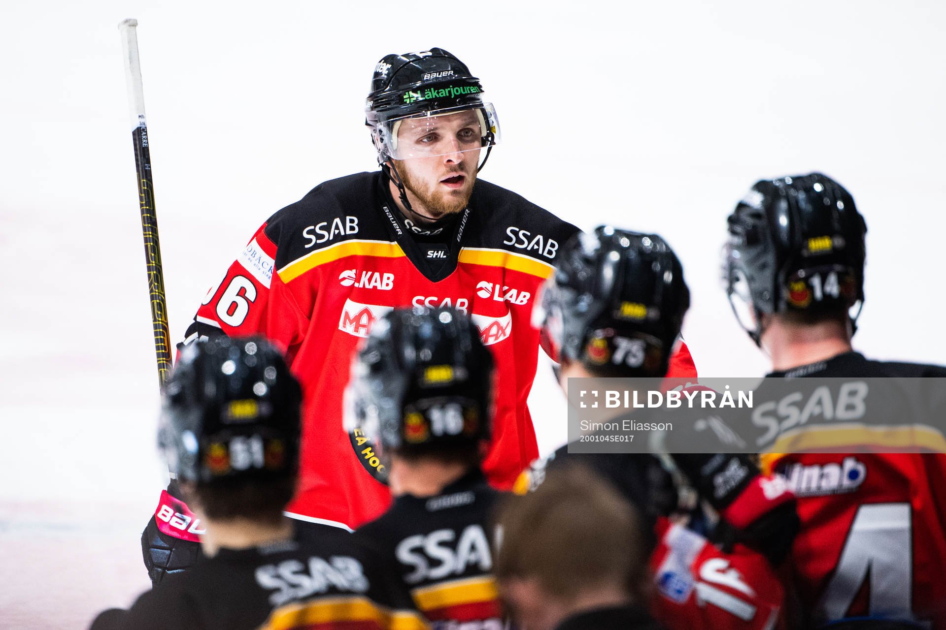 Luleås Robin Kovacs jublar