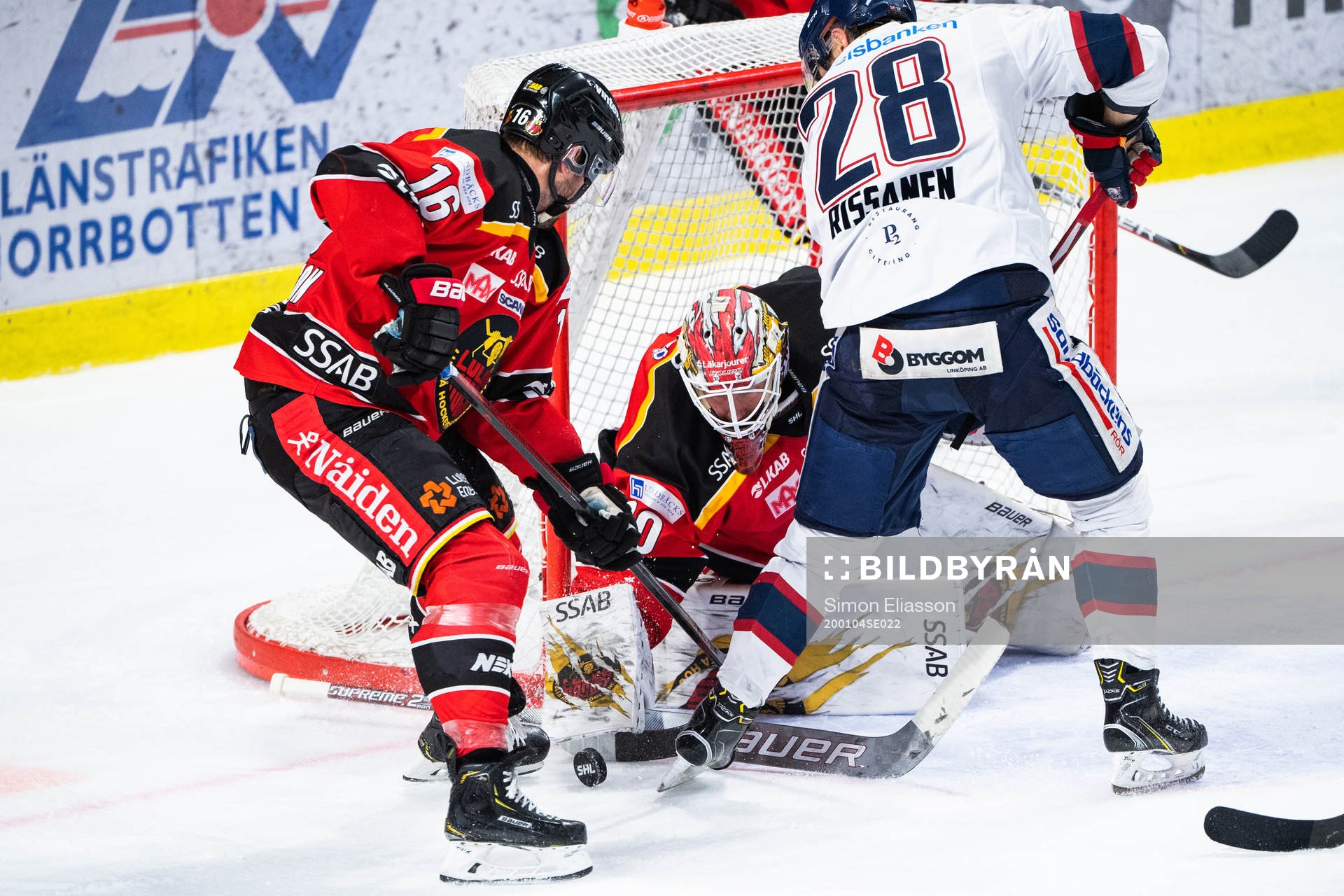 Luleås målvakt David Rautio