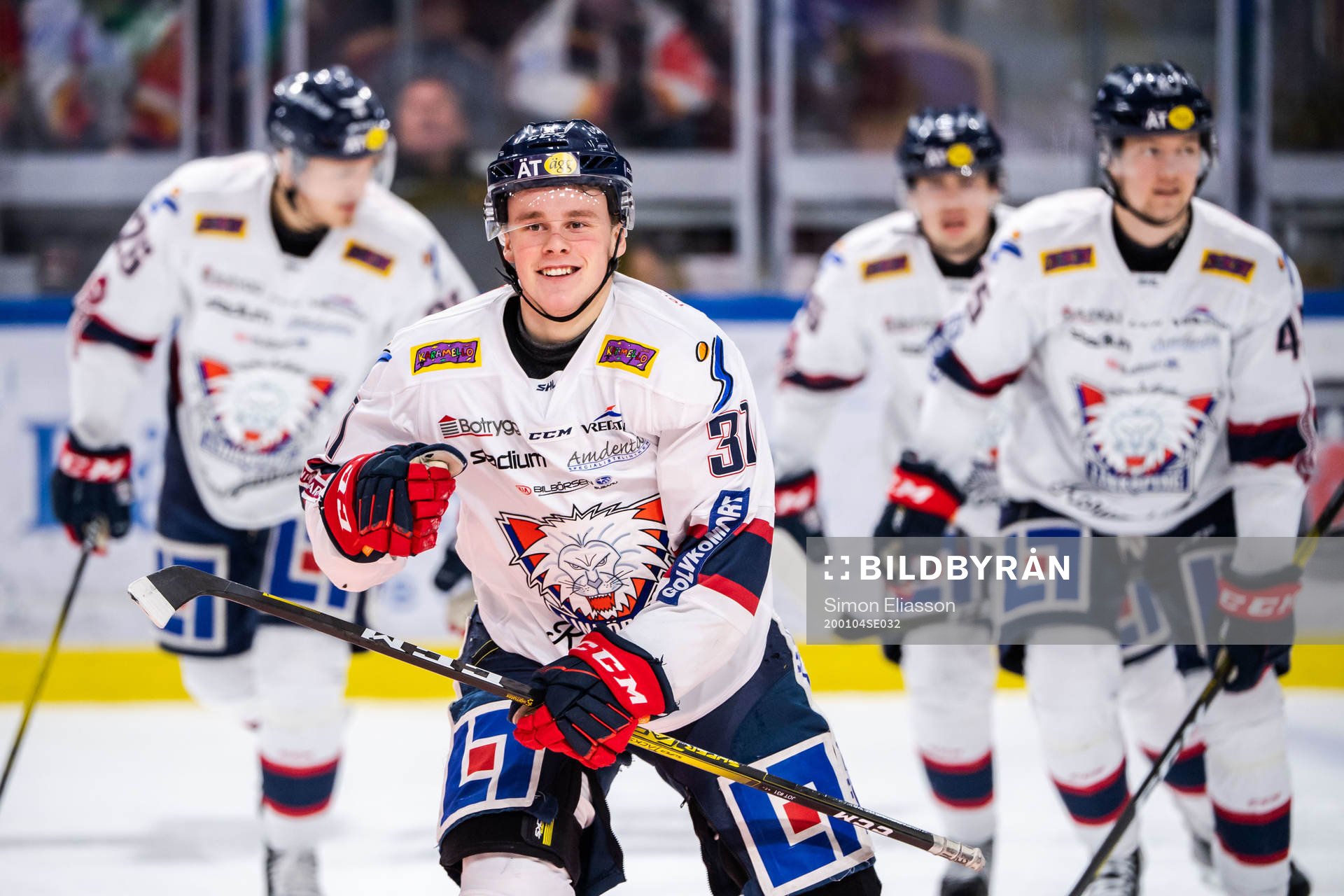 Linköpings Olle Lycksell jublar