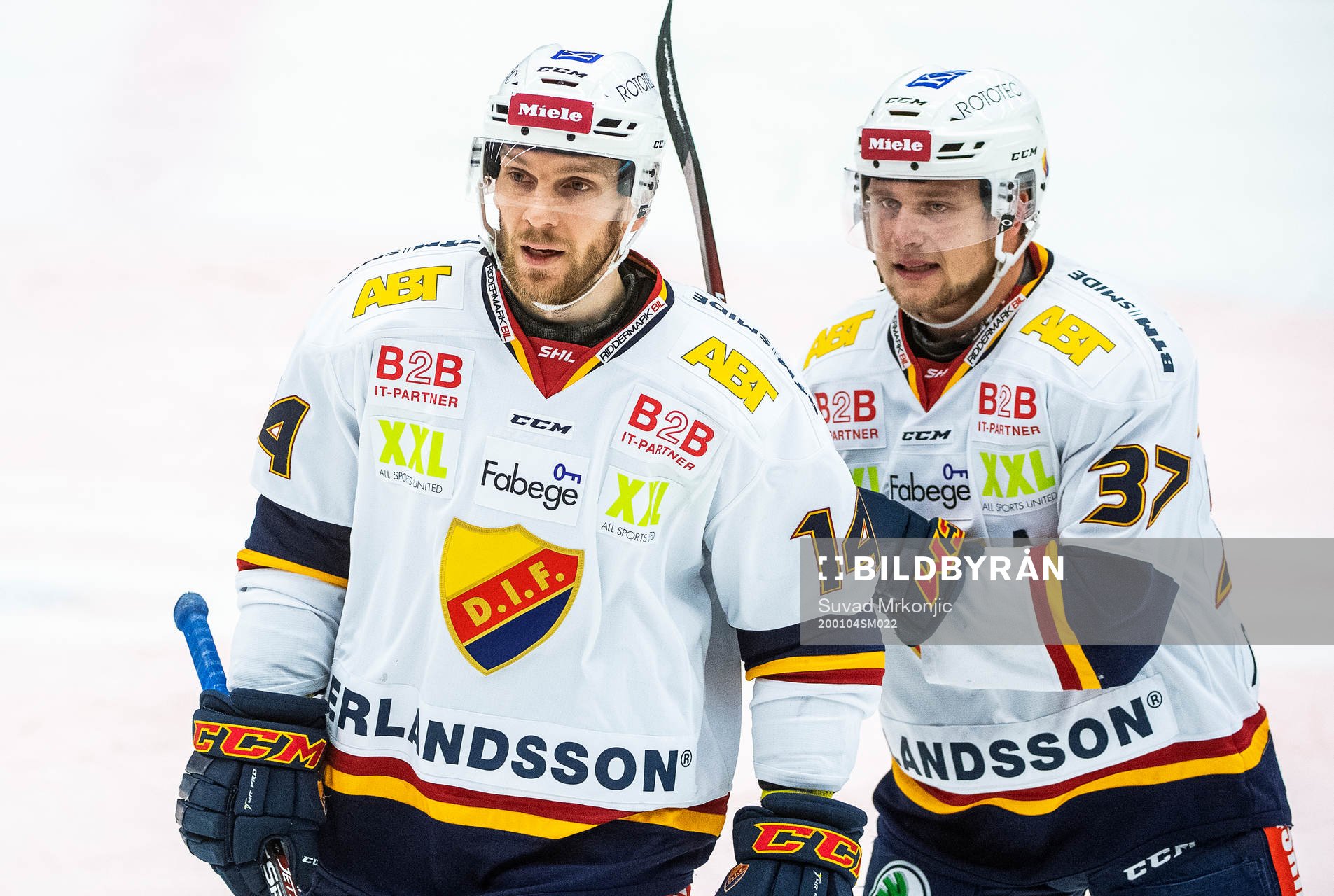 Djurgårdens Tom Wandell jublar