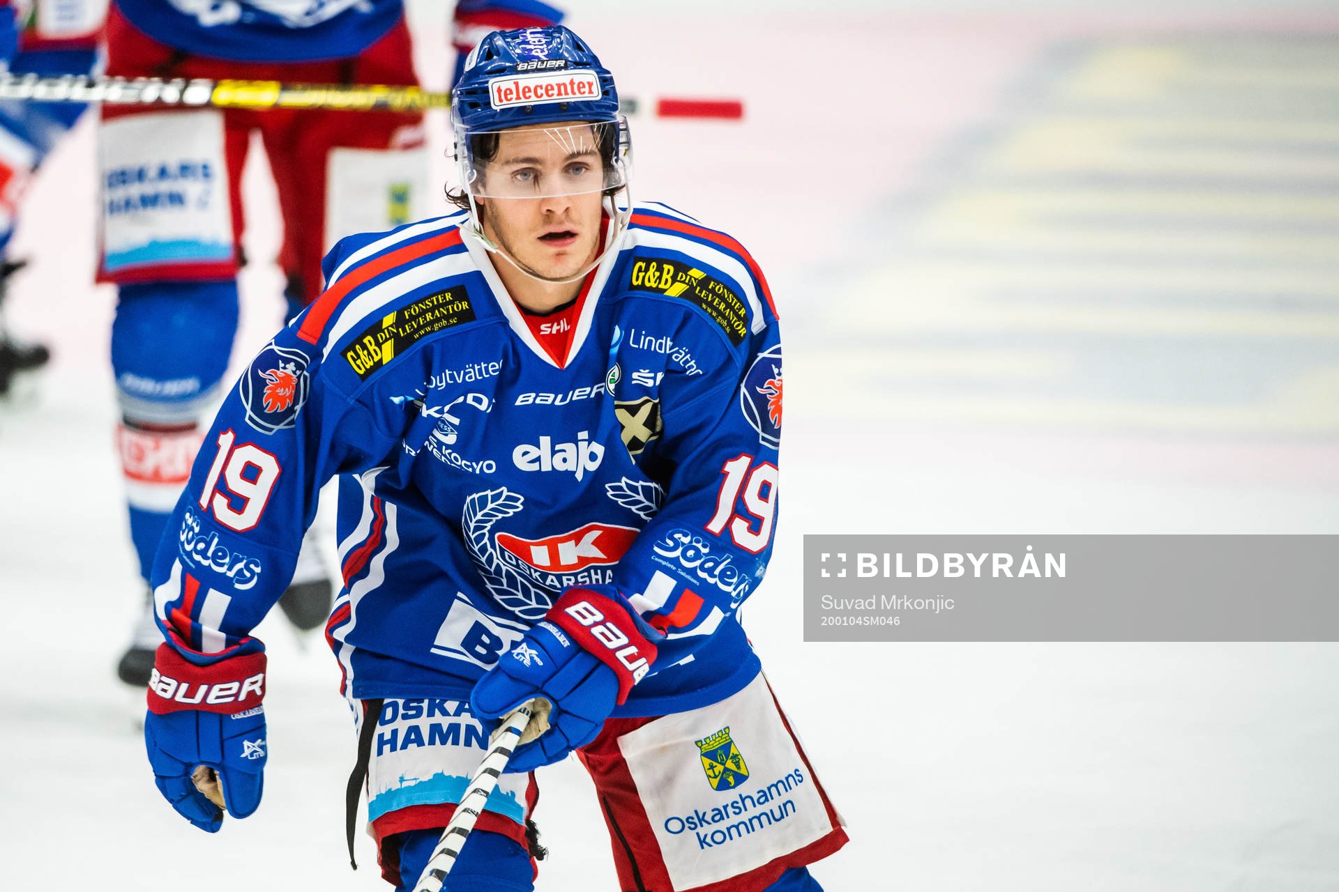 Oskarshamns Tyler Kelleher jublar