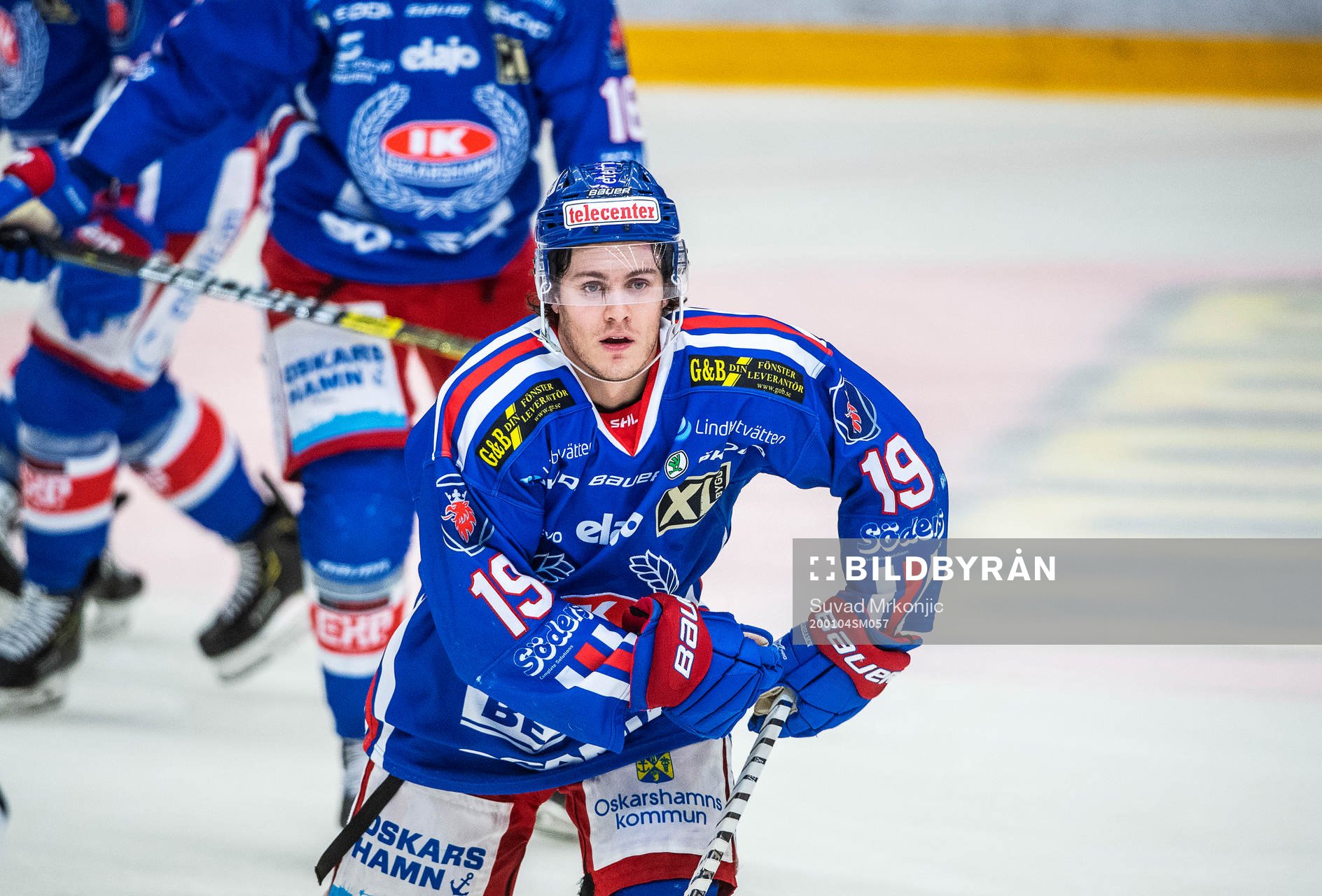 Oskarshamns Tyler Kelleher jublar