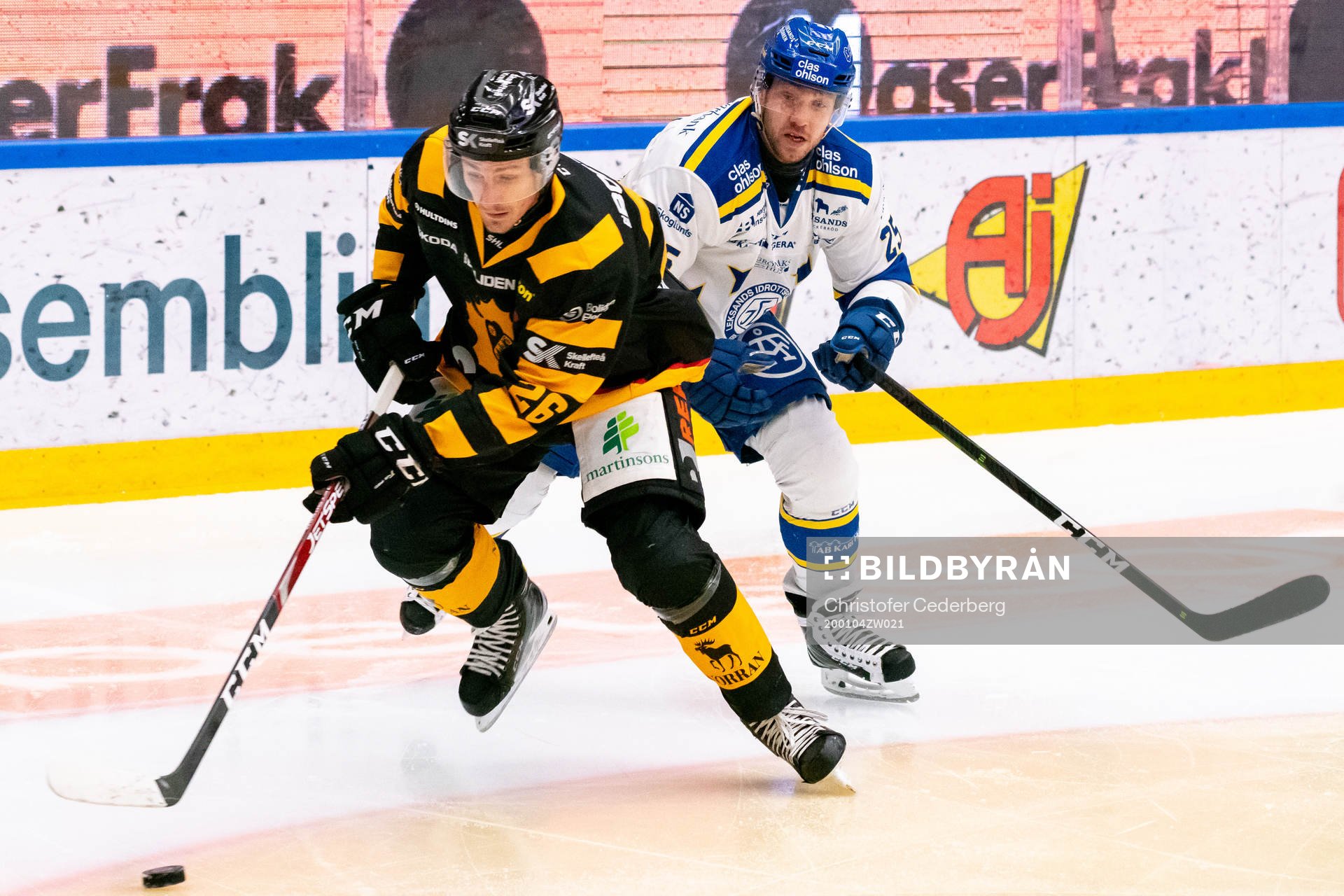 Skellefteås Patrik Norén och Leksands Linus Persson