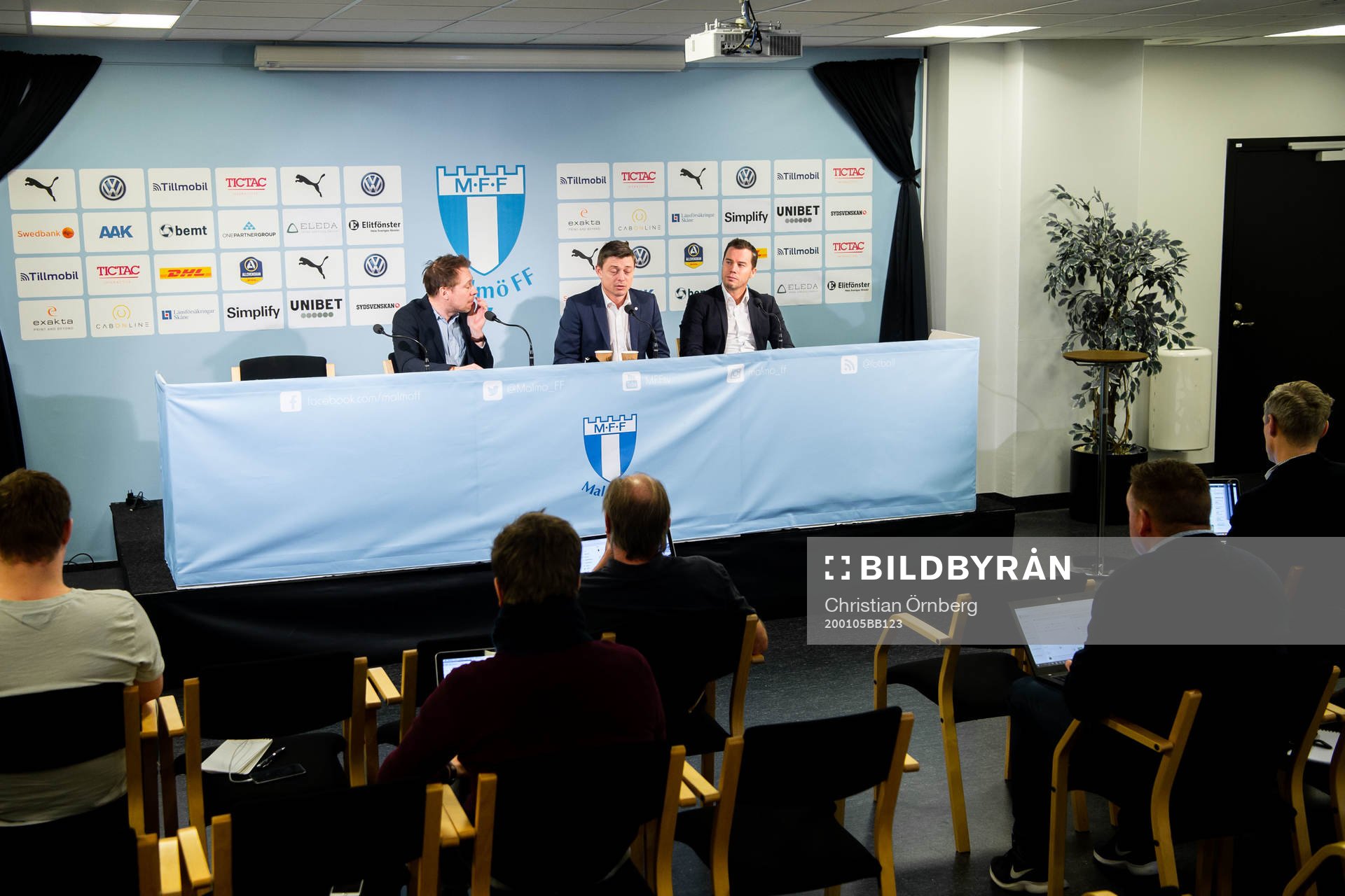 Presschef Peter Åhlander, Jon Dahl Tomasson som