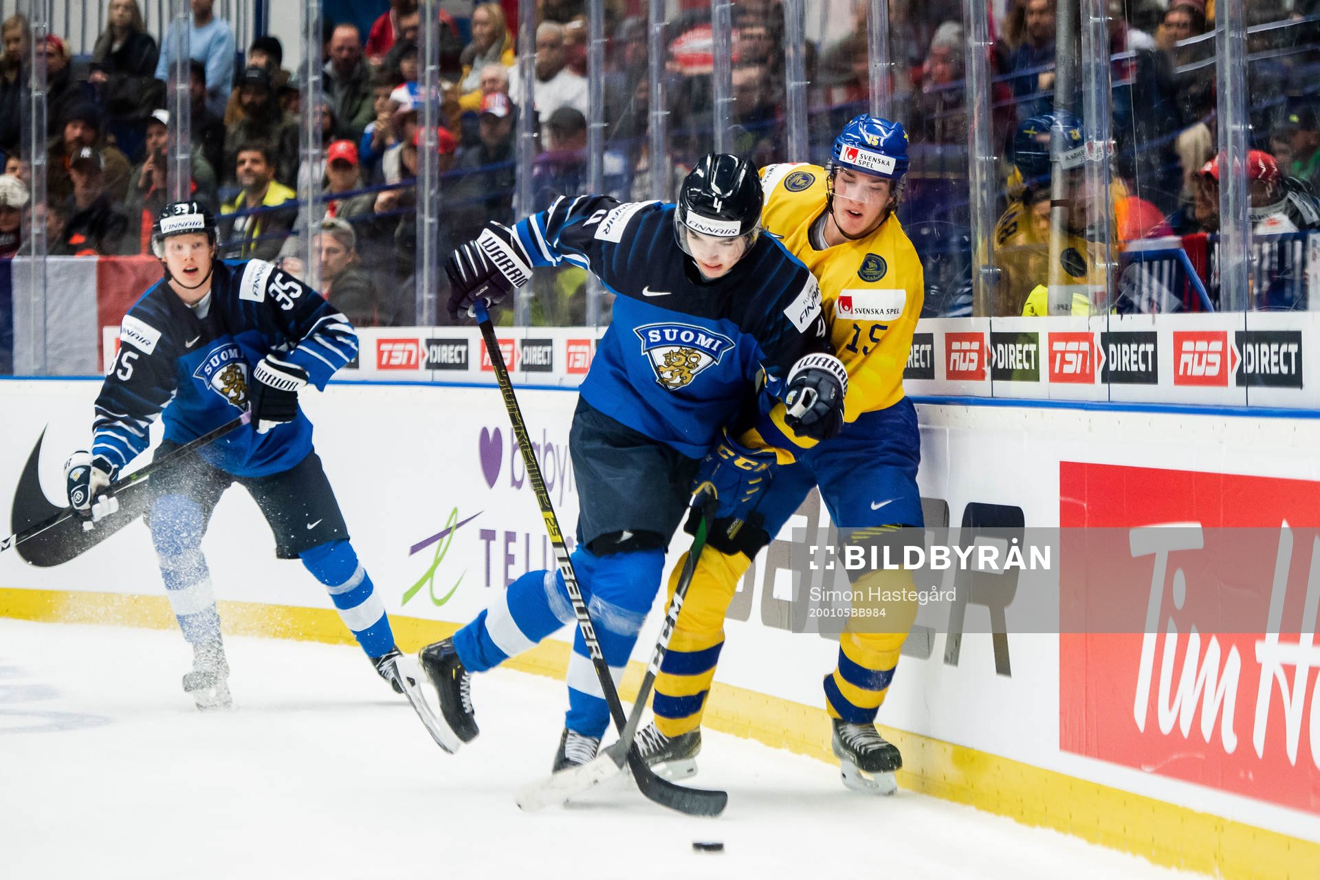 Ville Heinola of Finland and Oskar Bäck of Sweden