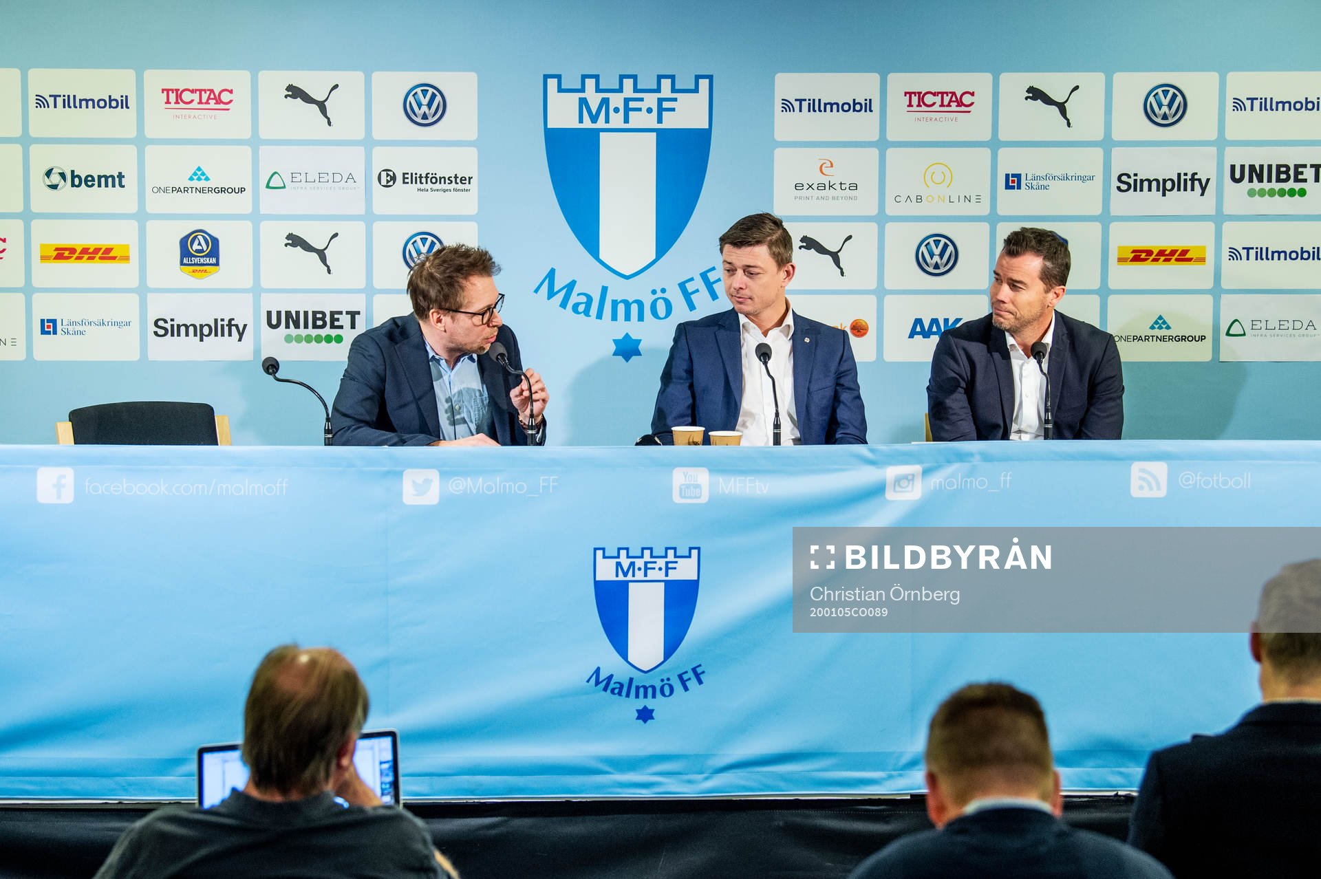 Presschef Peter Åhlander, Jon Dahl Tomasson som