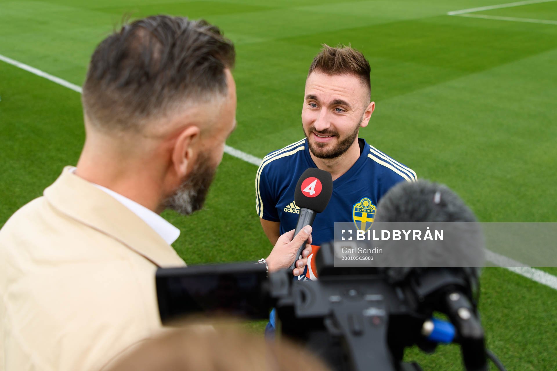 Muamer Tankovic is being interviewed
