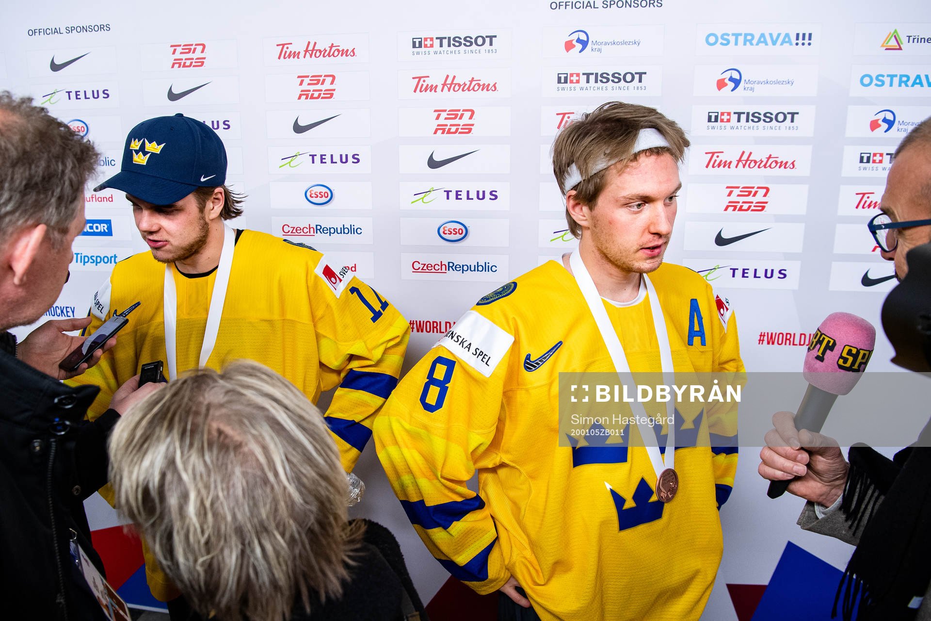 Samuel Fagemo and Rasmus Sandin  of Sweden