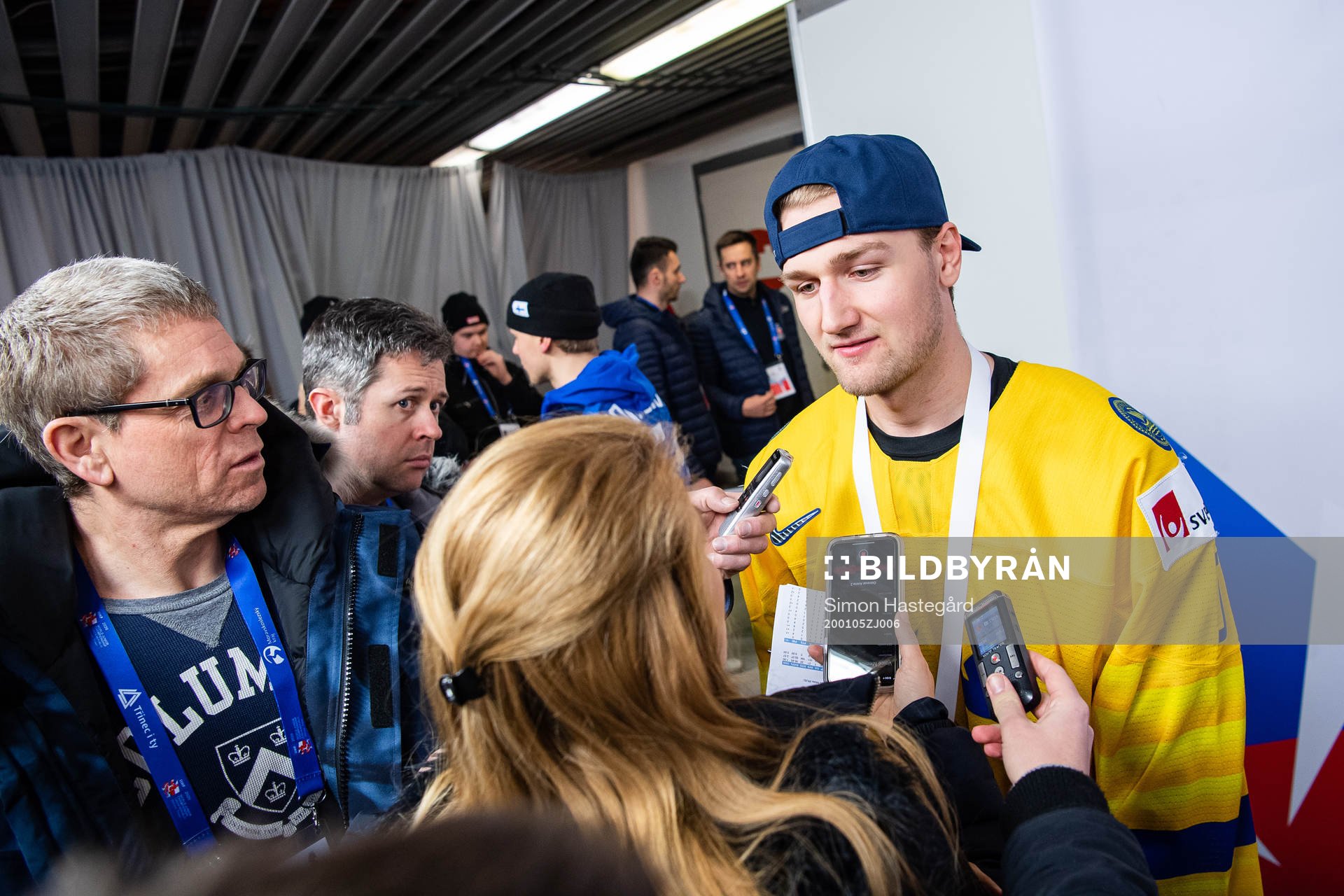 Goalkeeper Jesper Eliasson of Sweden