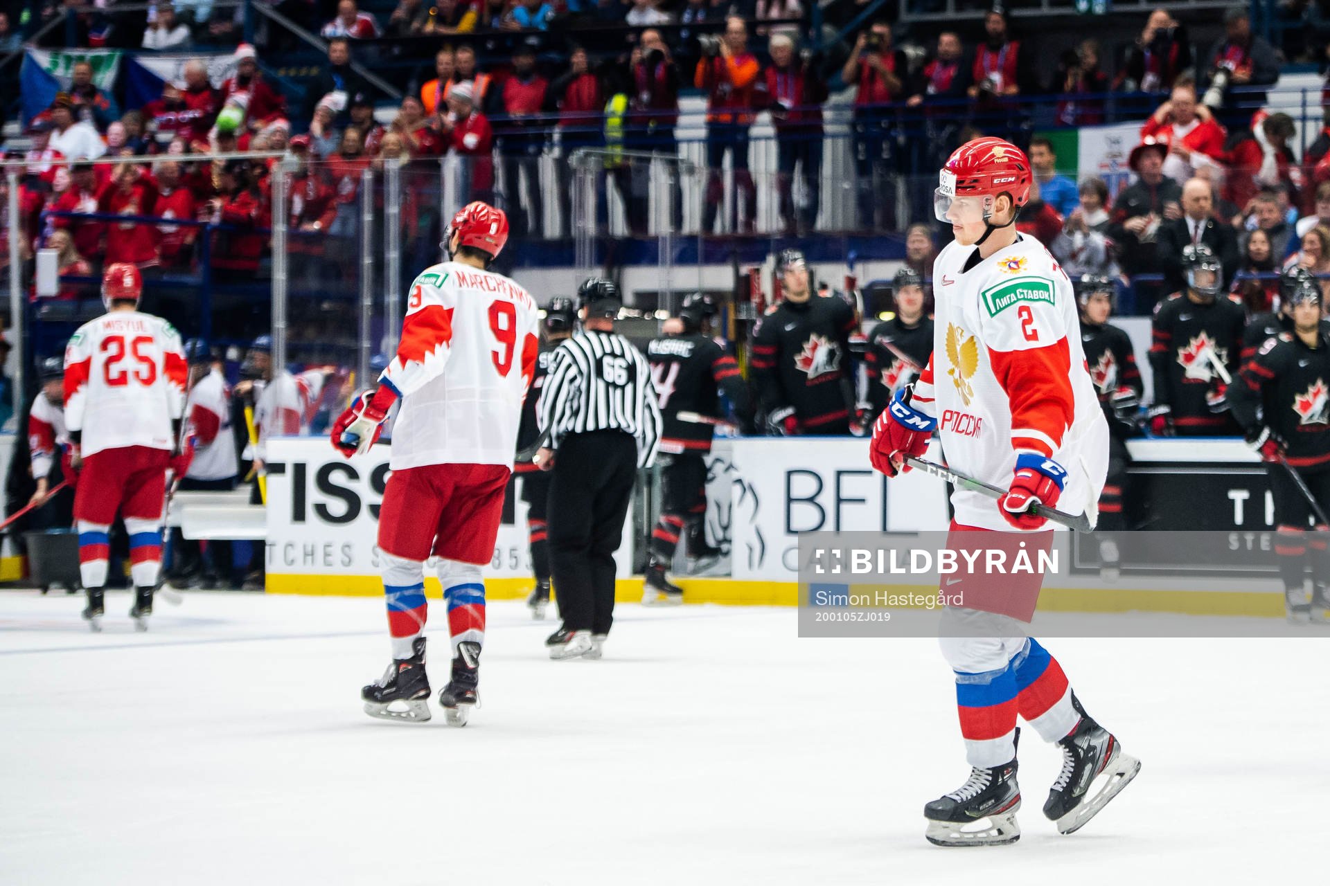 Danil Zhuravlyov of Russia looks dejected