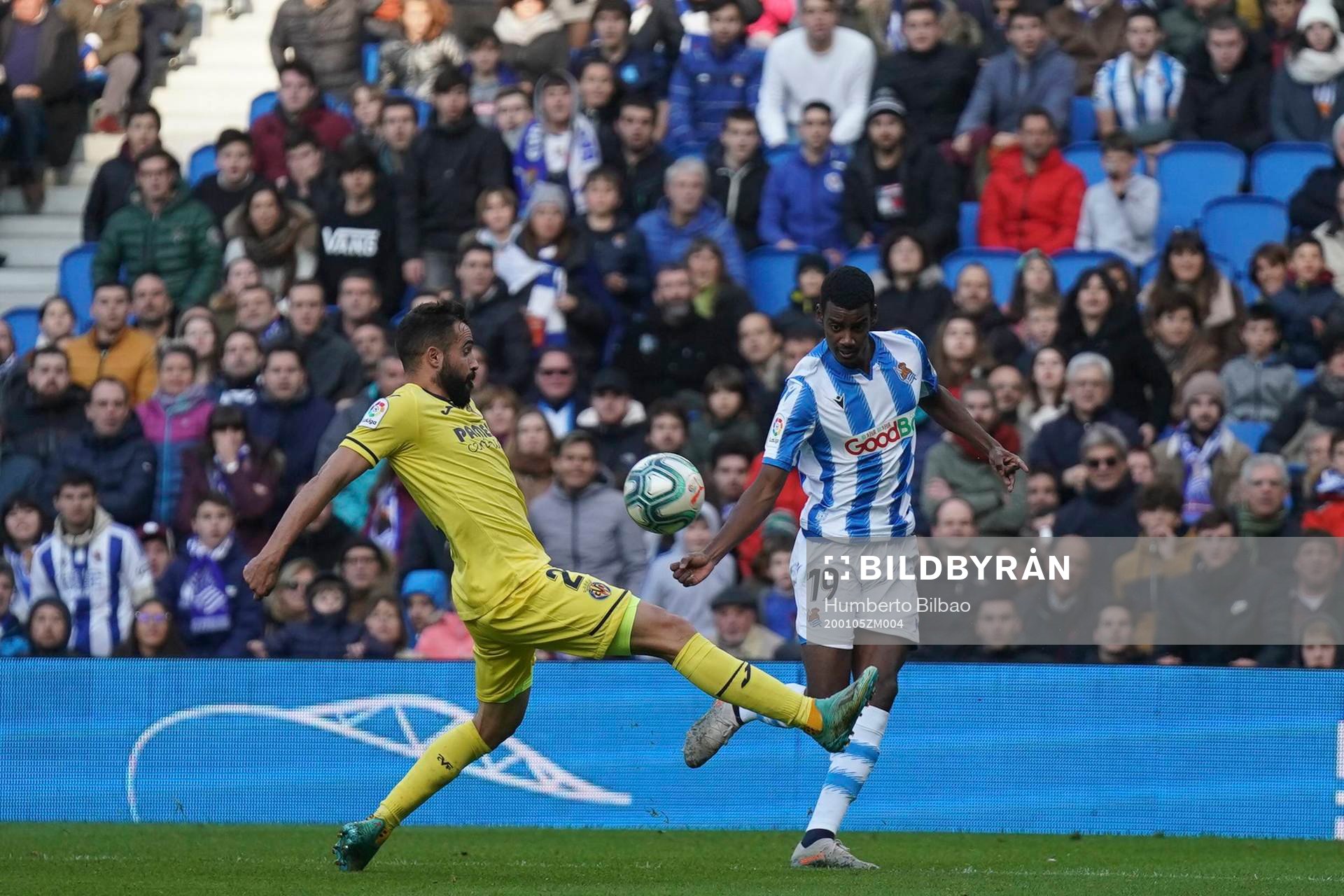 Round 19 of the professional soccer league of Spain in the Reale Arena of San Sebastian, Donostia. Sunday 05.01.2020 14:00 h
REAL SOCIEDAD VS VILLARREAL CF In tHE PICTURE Alexander ISAK
Cordon Press
© Bildbyrån - COP 95 - SWEDEN AND NORWAY ONLY