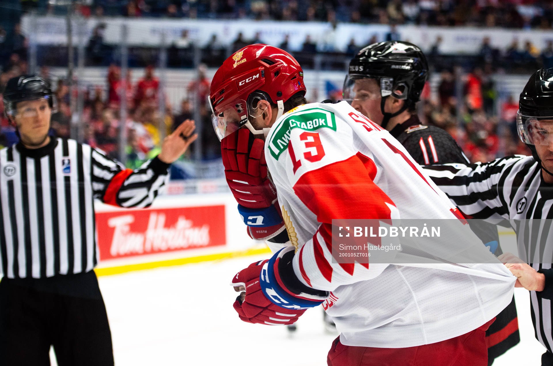 Yegor Sokolov of Russia in pain