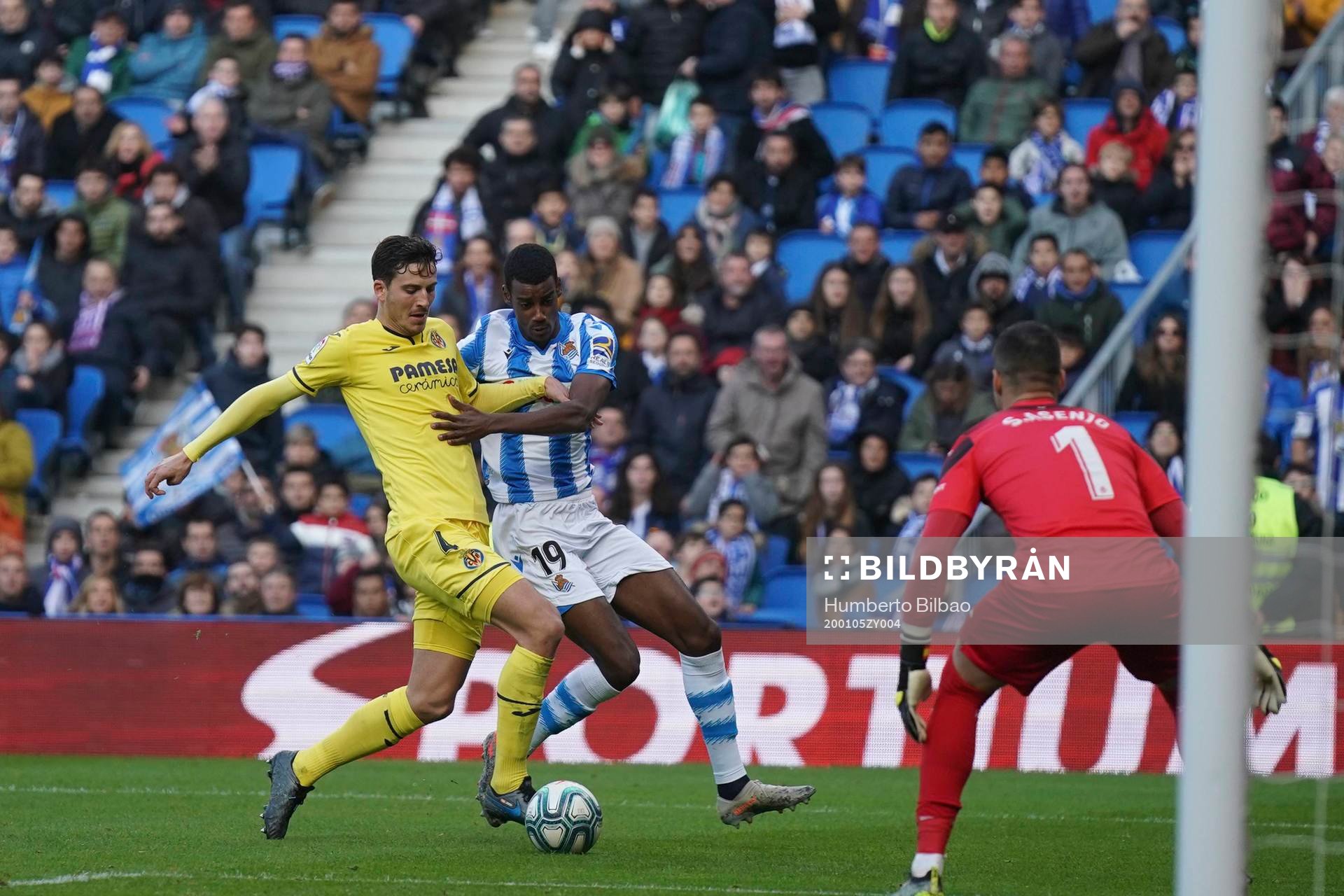 Round 19 of the professional soccer league of Spain in the Reale Arena of San Sebastian, Donostia. Sunday 05.01.2020 14:00 h
REAL SOCIEDAD VS VILLARREAL CF In tHE PICTURE Alexander ISAK
Cordon Press
© Bildbyrån - COP 95 - SWEDEN AND NORWAY ONLY
