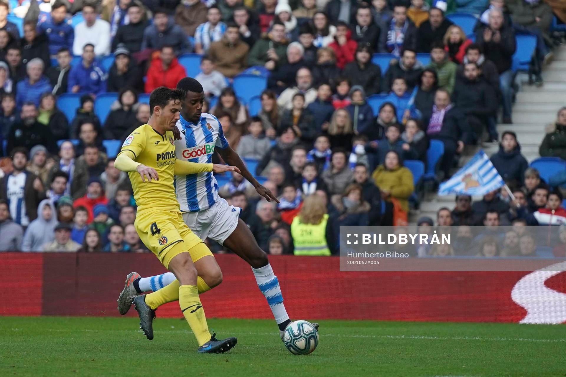 Round 19 of the professional soccer league of Spain in the Reale Arena of San Sebastian, Donostia. Sunday 05.01.2020 14:00 h
REAL SOCIEDAD VS VILLARREAL CF In tHE PICTURE Alexander ISAK
Cordon Press
© Bildbyrån - COP 95 - SWEDEN AND NORWAY ONLY