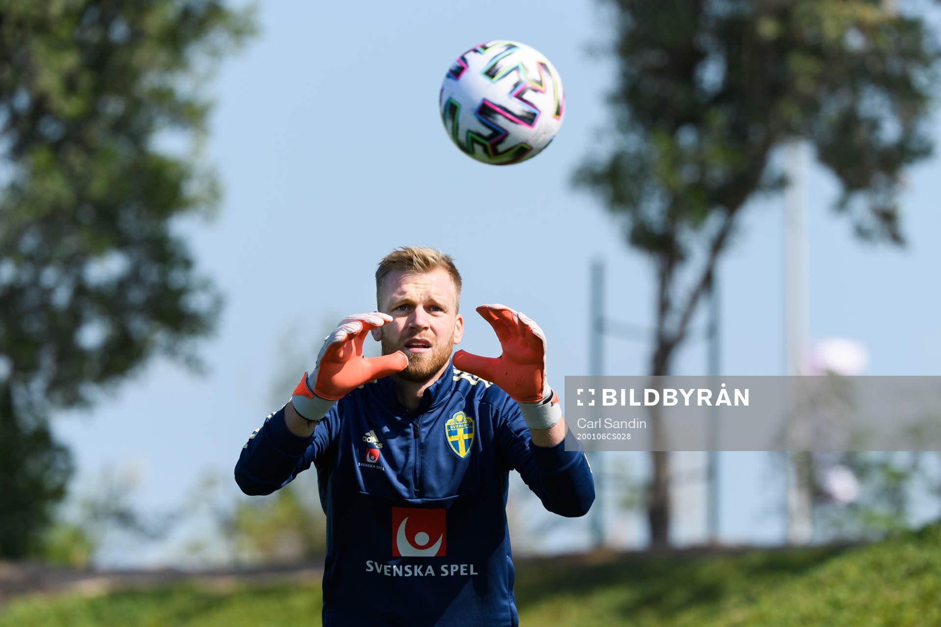 Goalkeeper Peter Abrahamsson