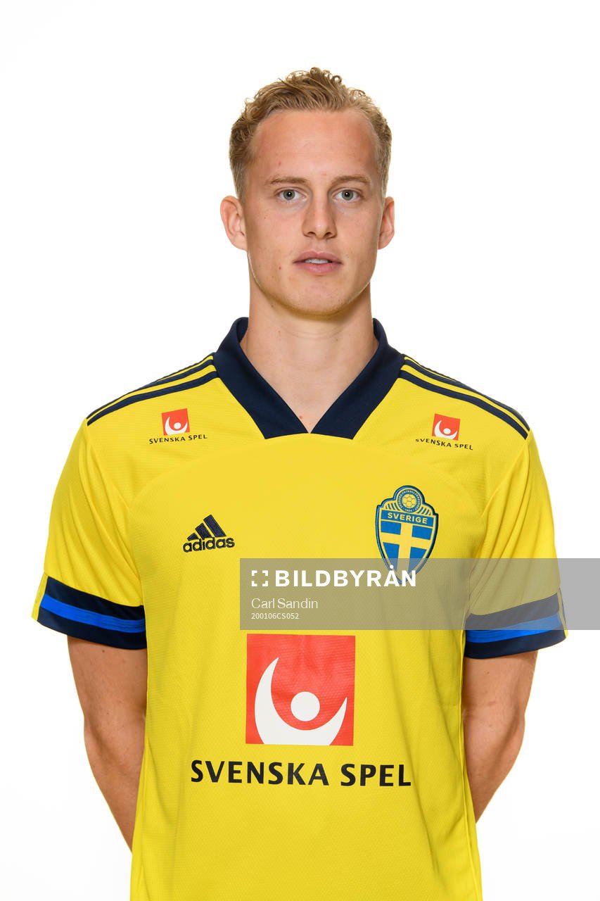 Sweden’s Gustav Berggren poses for a portrait