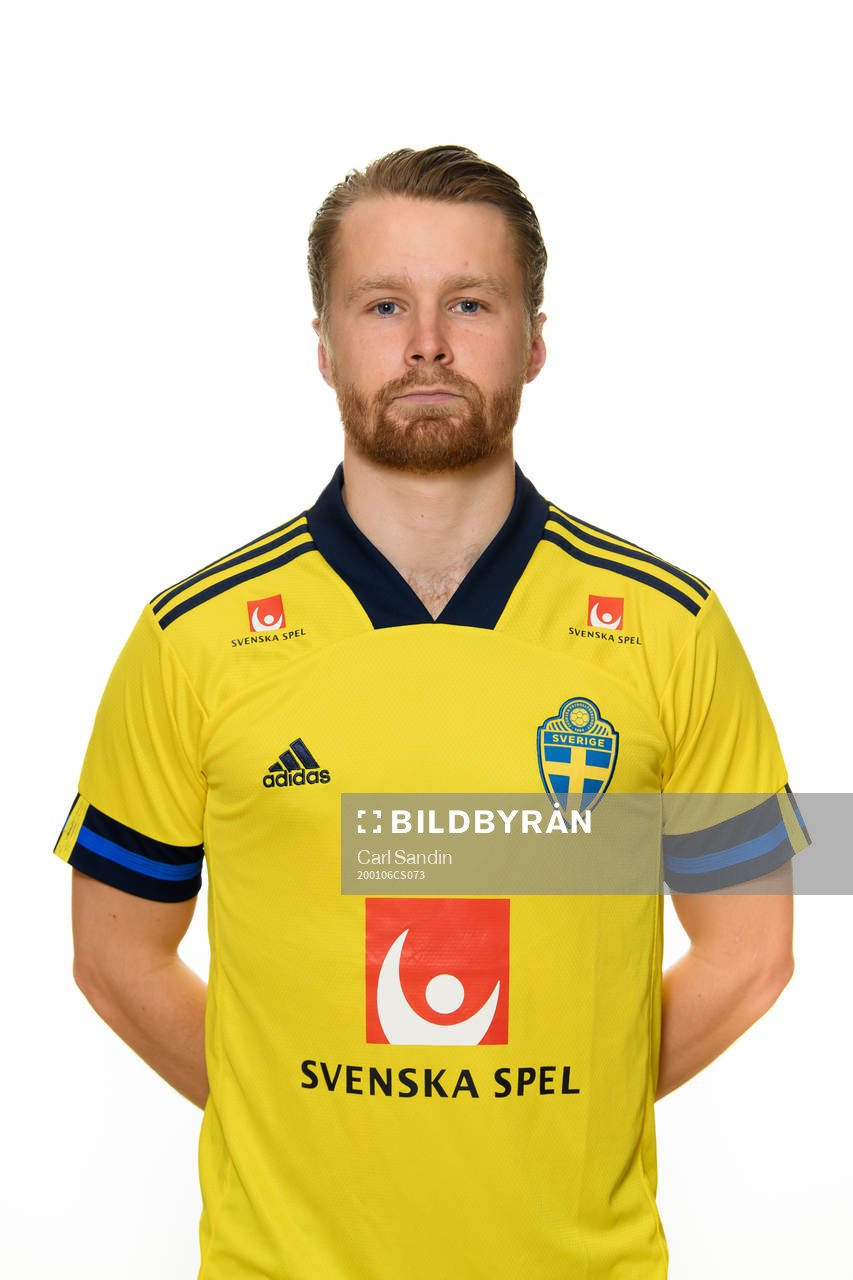 Sweden’s Jacob Une Larsson poses for a portrait